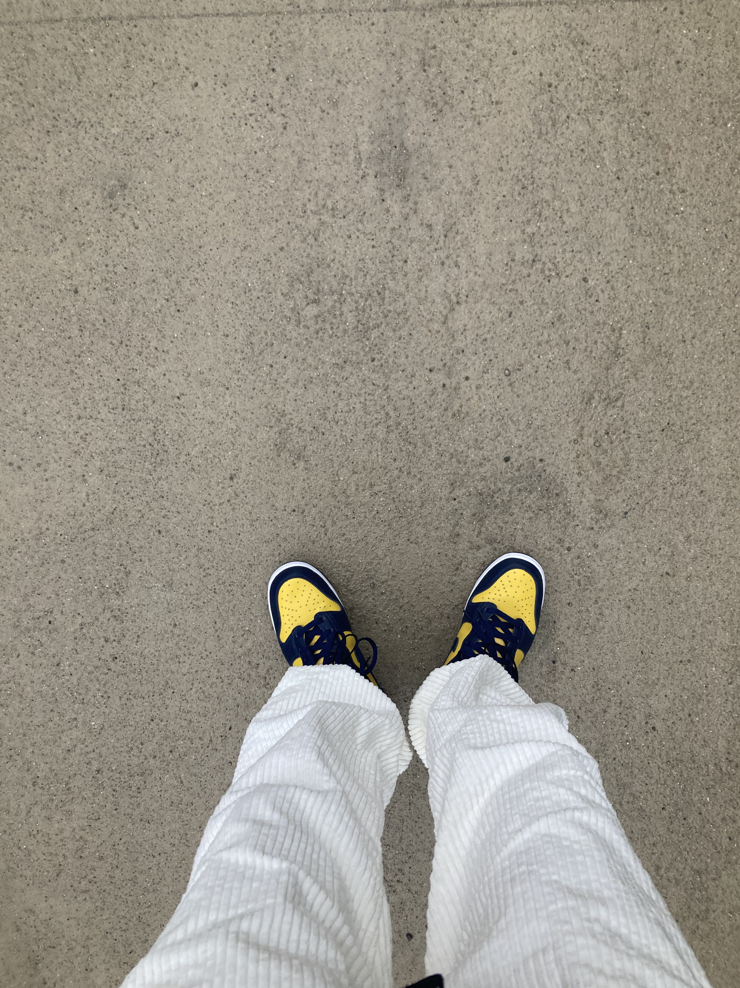 Nike Dunk High SP Maize & Blue 착용 스타일 - 2