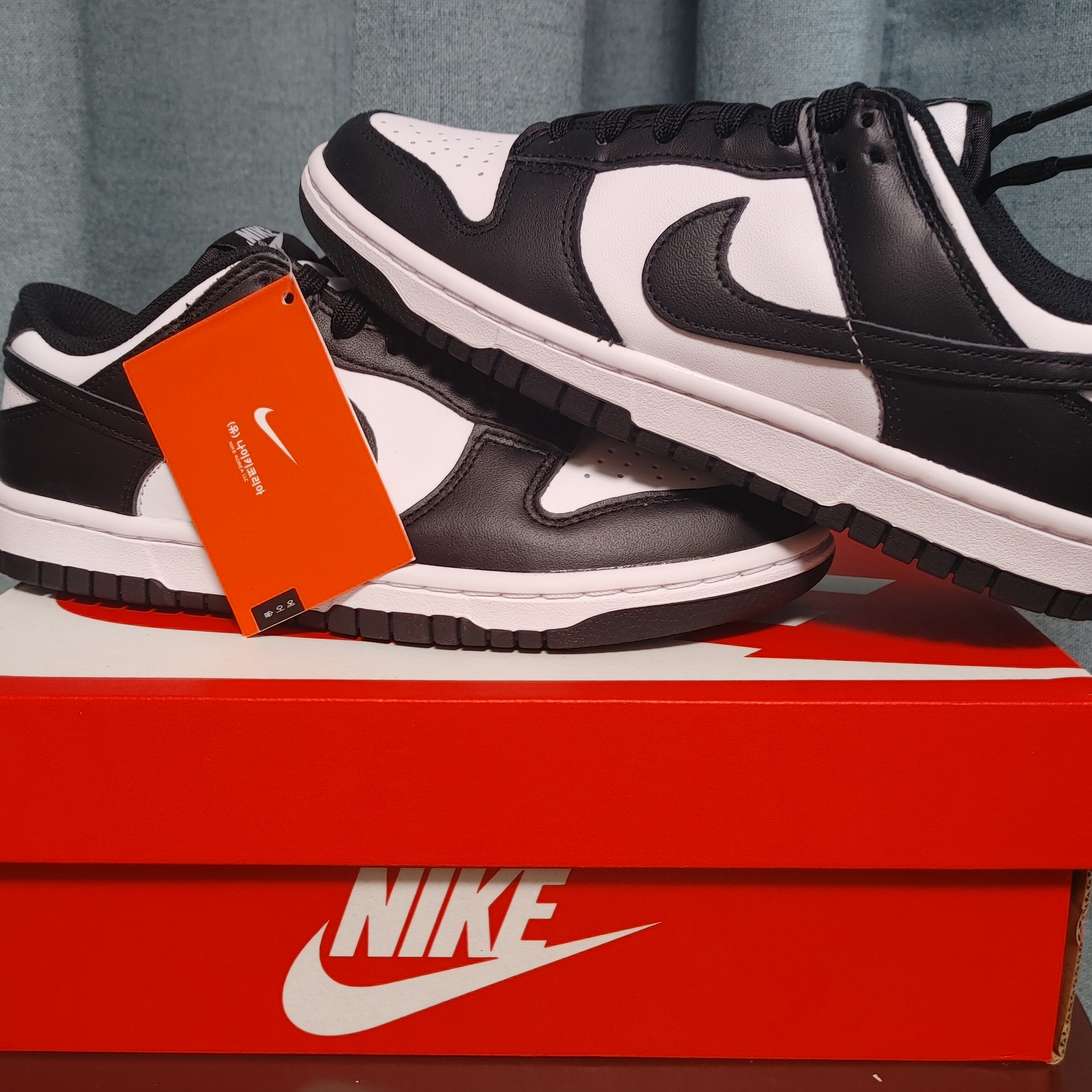 (W) Nike Dunk Low Black 착용 스타일