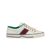 (W) Gucci Tennis 1977 White Mini GG Jacquard