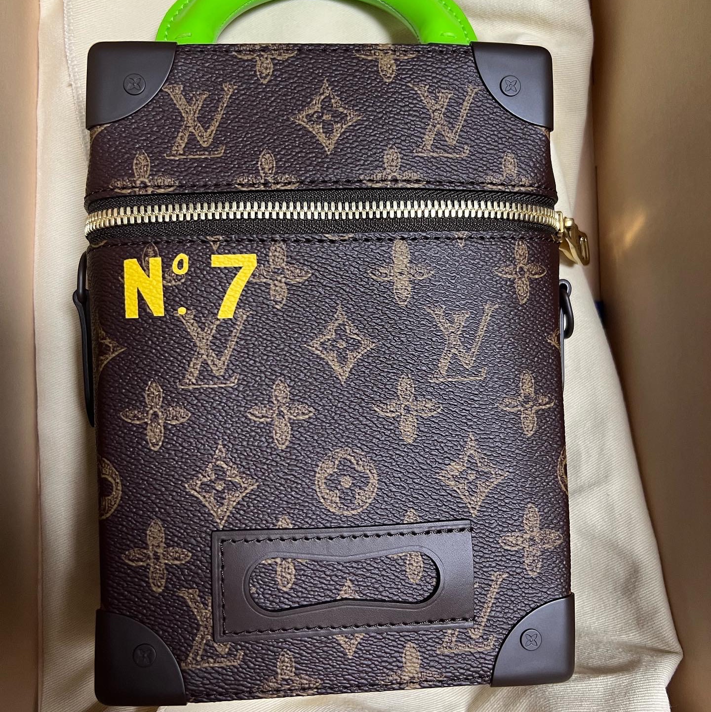 Louis Vuitton Vertical Box Trunk Monogram 착용 스타일 - 1