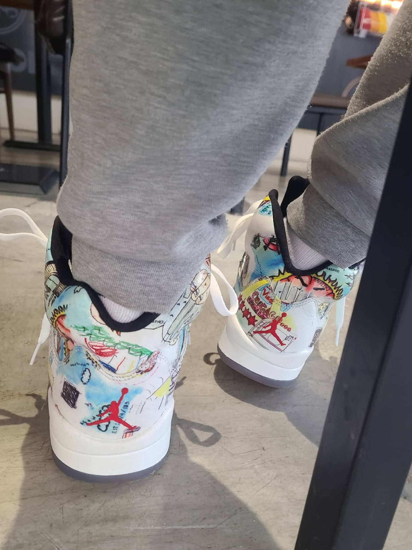 Jordan 5 Retro Wings 착용 스타일 - 2