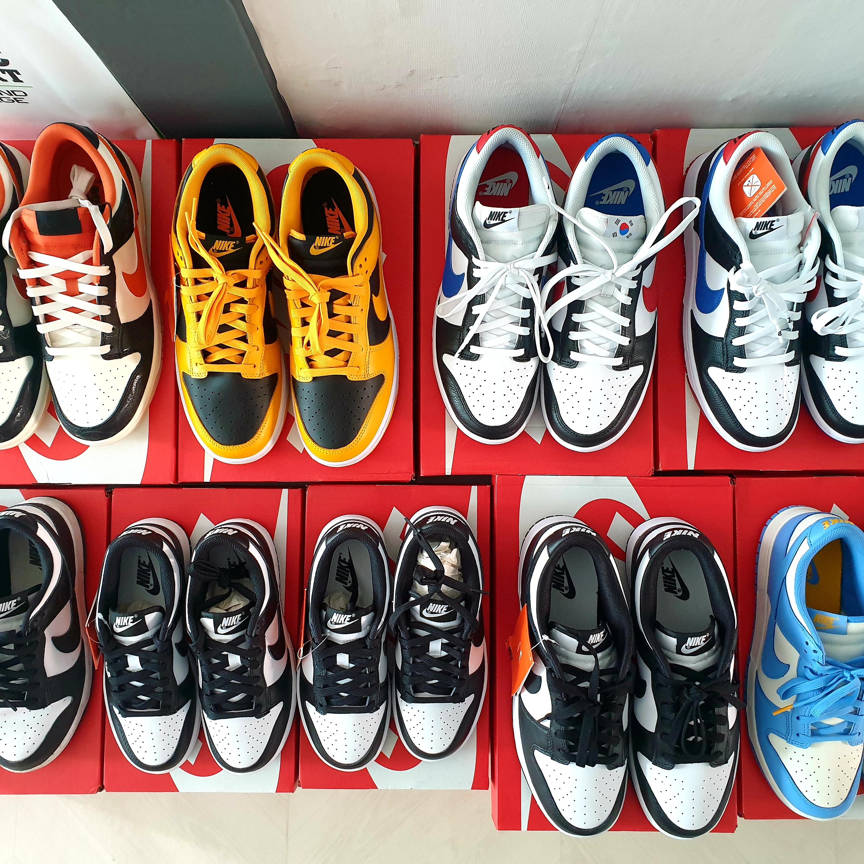 Nike Dunk Low Retro PRM Halloween, Nike Dunk Low Retro Championship Goldenrod 착용 스타일