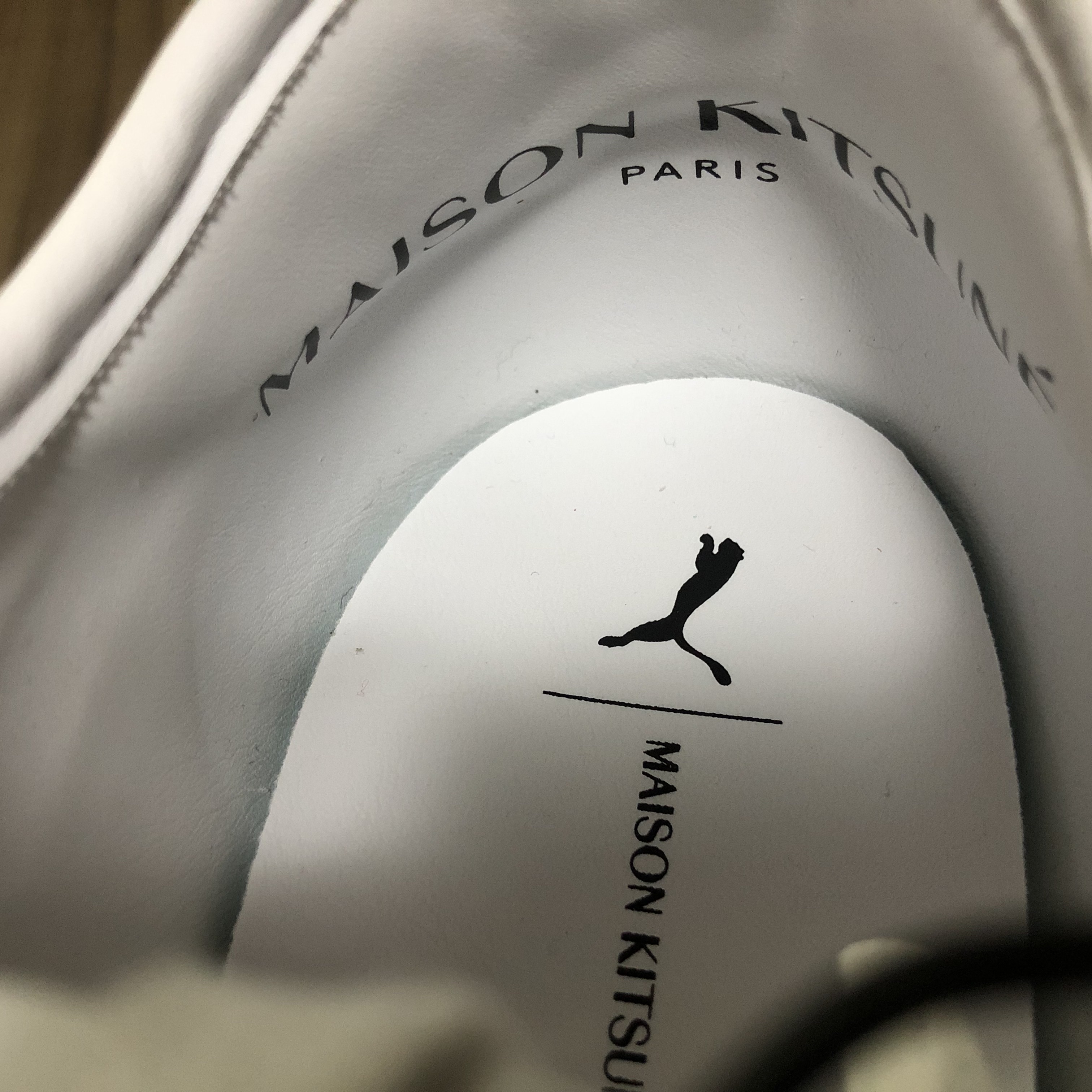 Puma x Maison Kitsune Roma White 착용 스타일 - 3