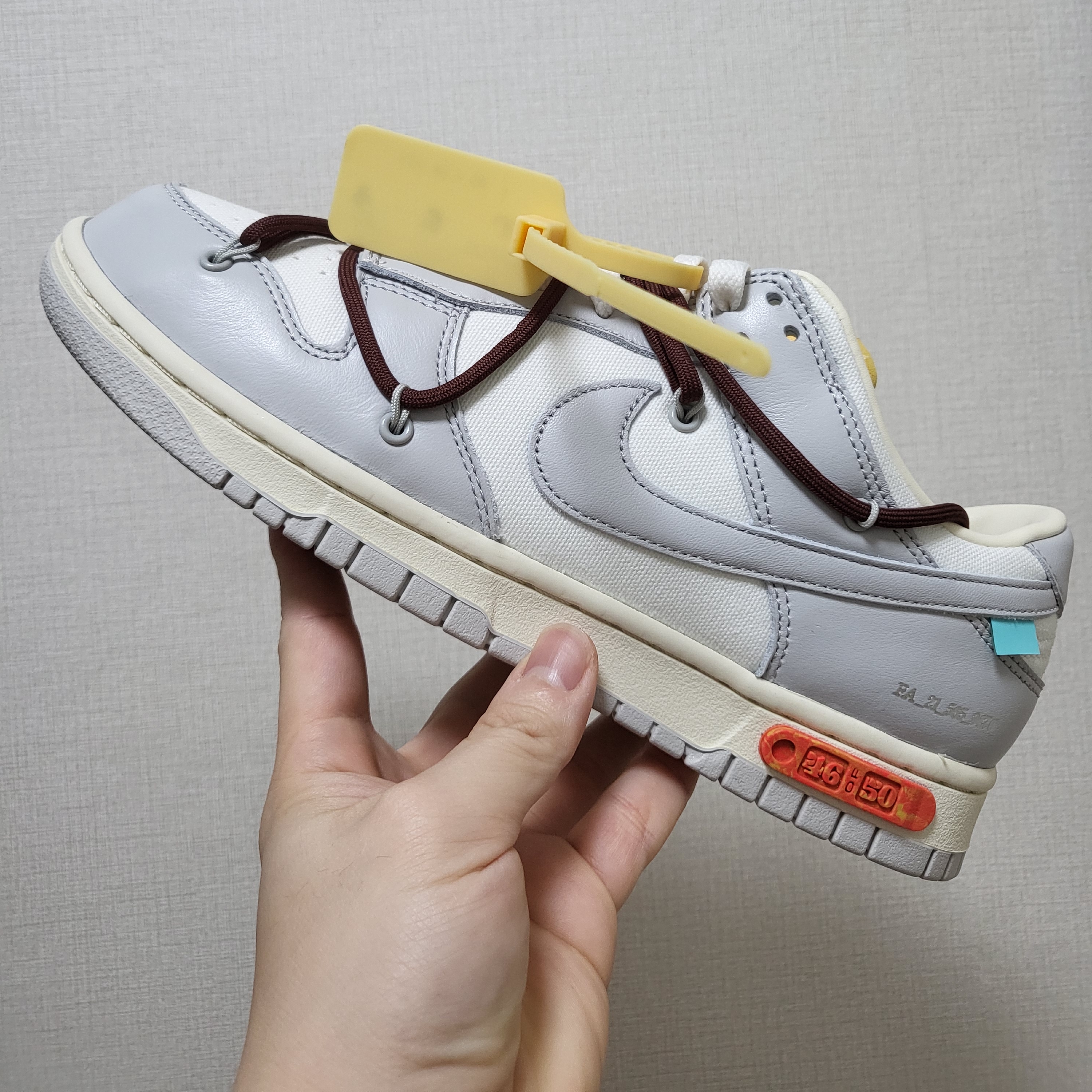 Nike x Off-White Dunk Low The 50 - Lot 46 착용 스타일 - 1