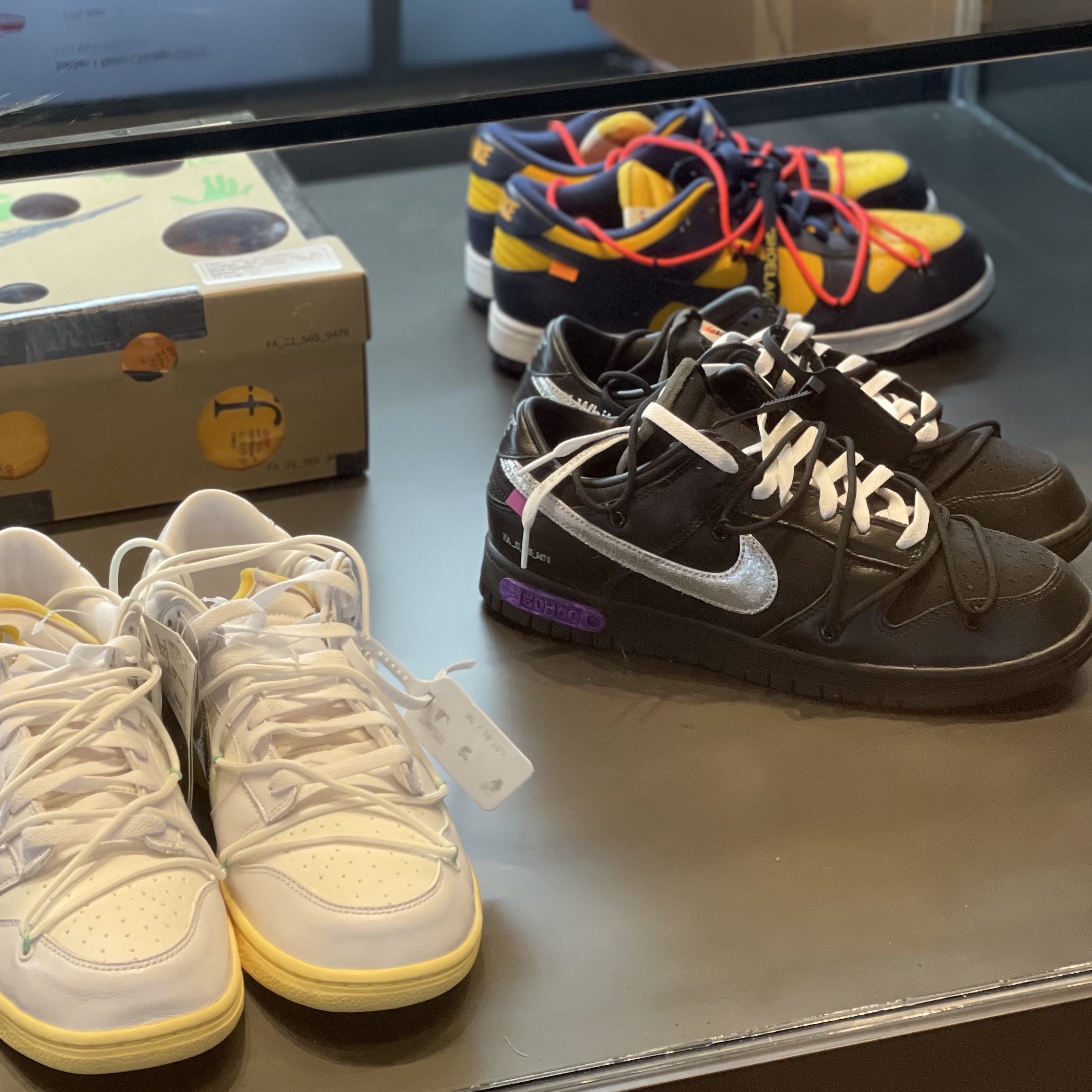 Nike x Off-White Dunk Low The 50 - Lot 1, Nike x Off-White Dunk Low The 50 - Lot 50 착용 스타일