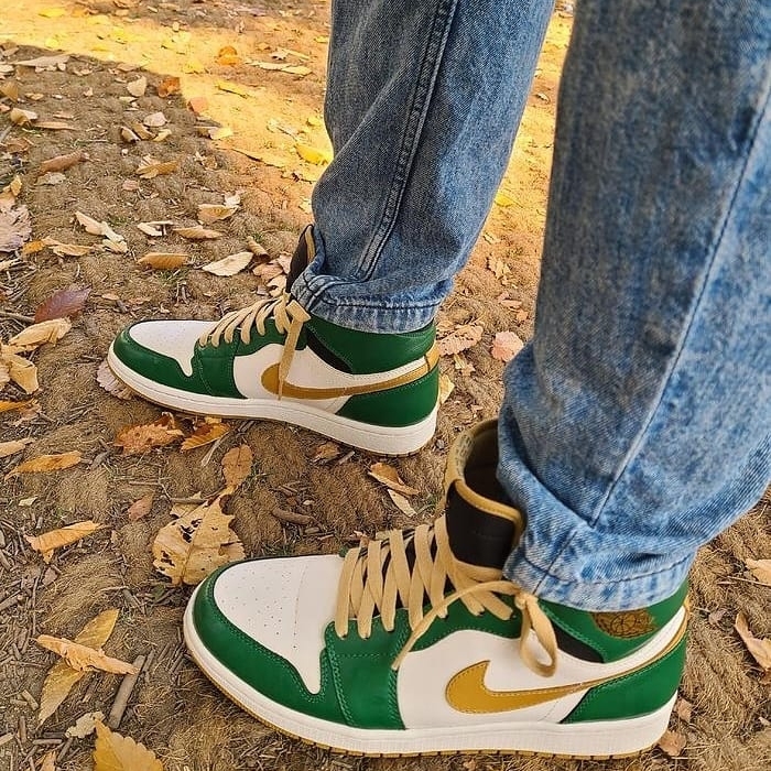 Jordan 1 Retro High OG Celtics 착용 스타일 - 3