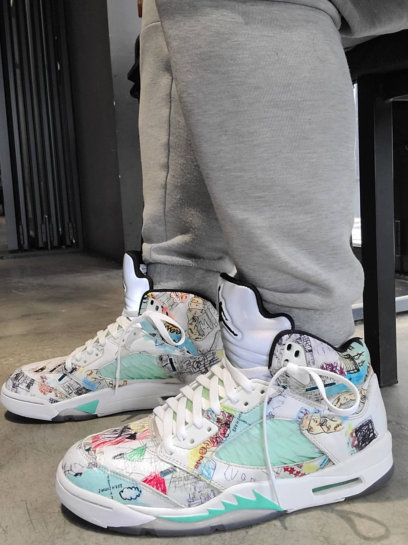 Jordan 5 Retro Wings 착용 스타일 - 1