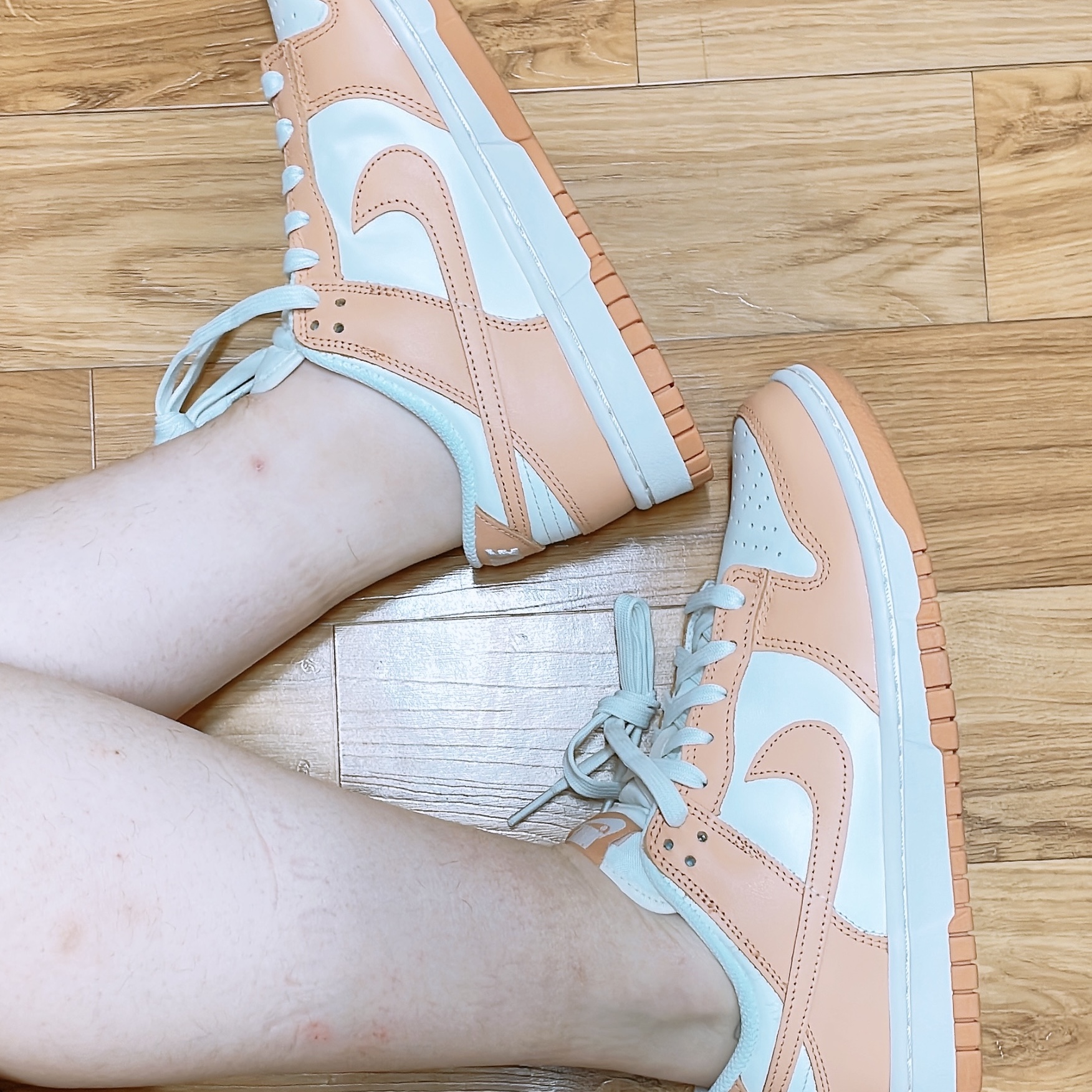 (W) Nike Dunk Low Harvest Moon 착용 스타일 - 1