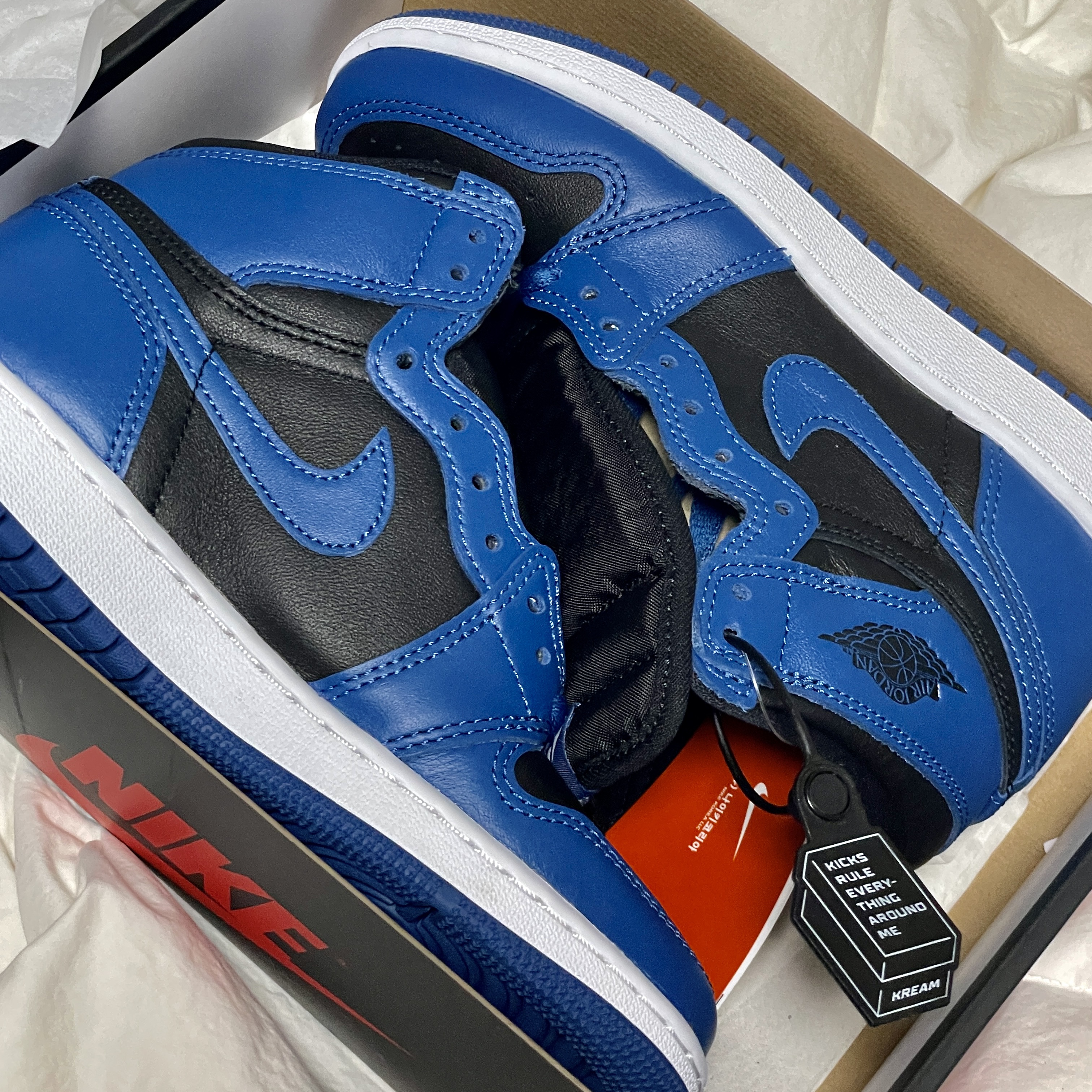 Jordan 1 Retro High OG Dark Marina Blue, (GS) Jordan 1 Retro High OG Dark Marina Blue 착용 스타일