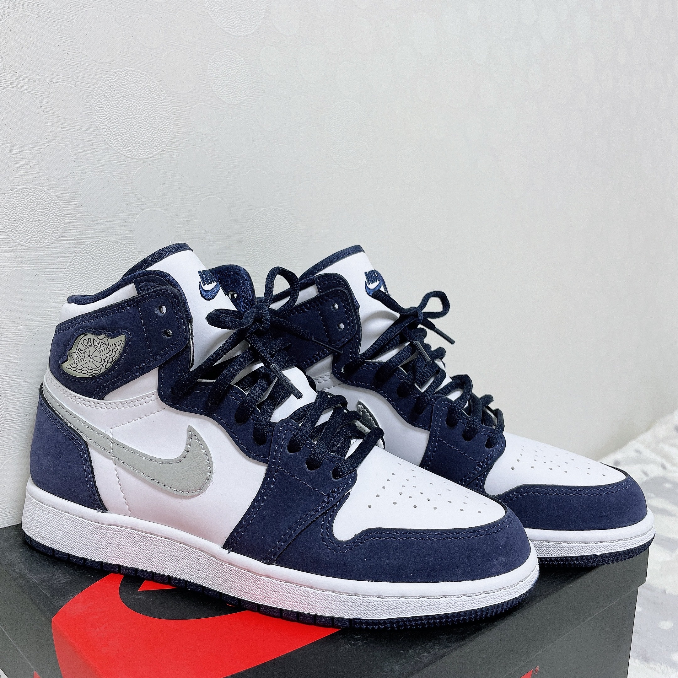 (GS) Jordan 1 Retro High OG CO.JP Midnight Navy, Jordan 1 Retro High OG CO.JP Midnight Navy 착용 스타일 - 3
