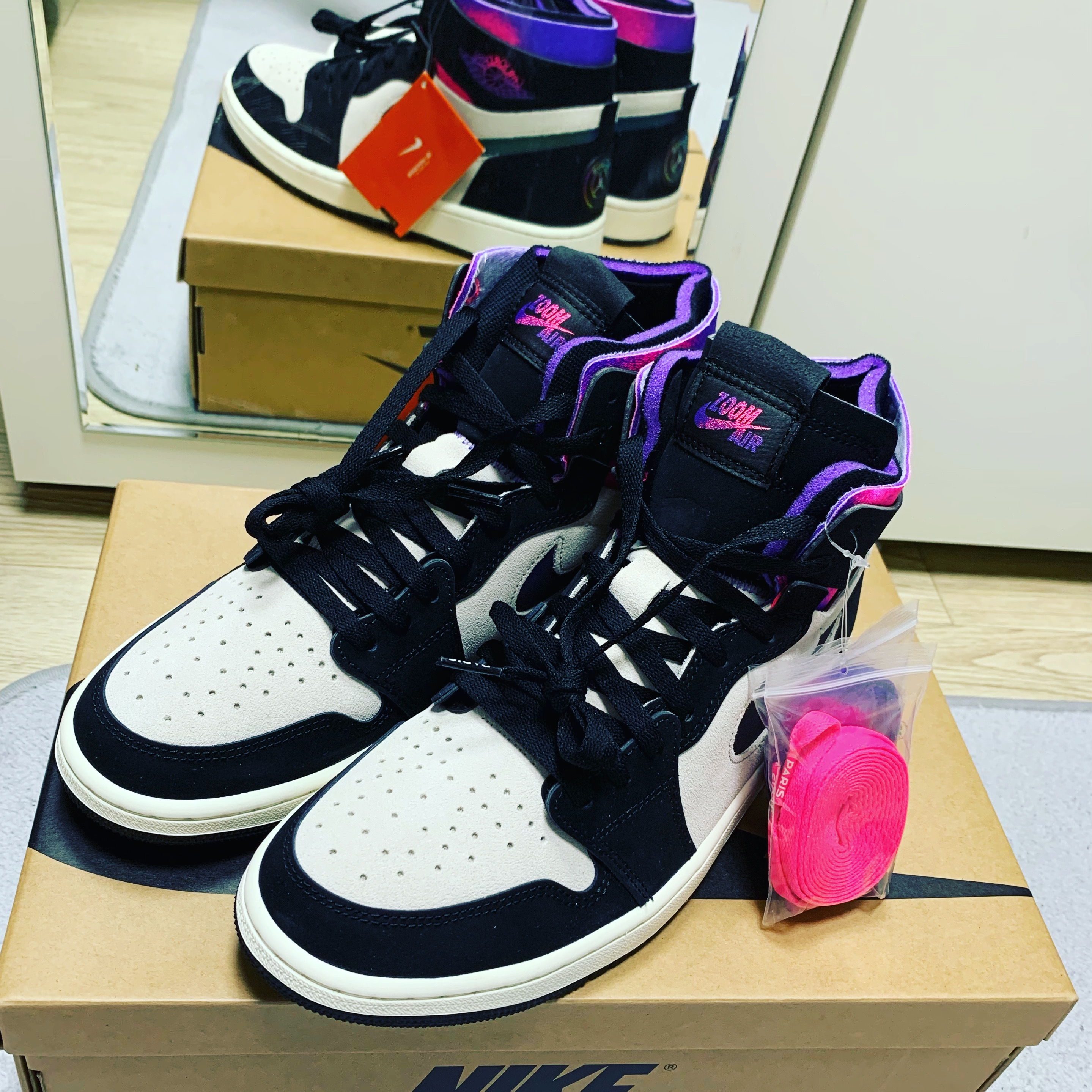 Jordan 1 x Paris Saint-Germain Zoom Air CMFT 착용 스타일
