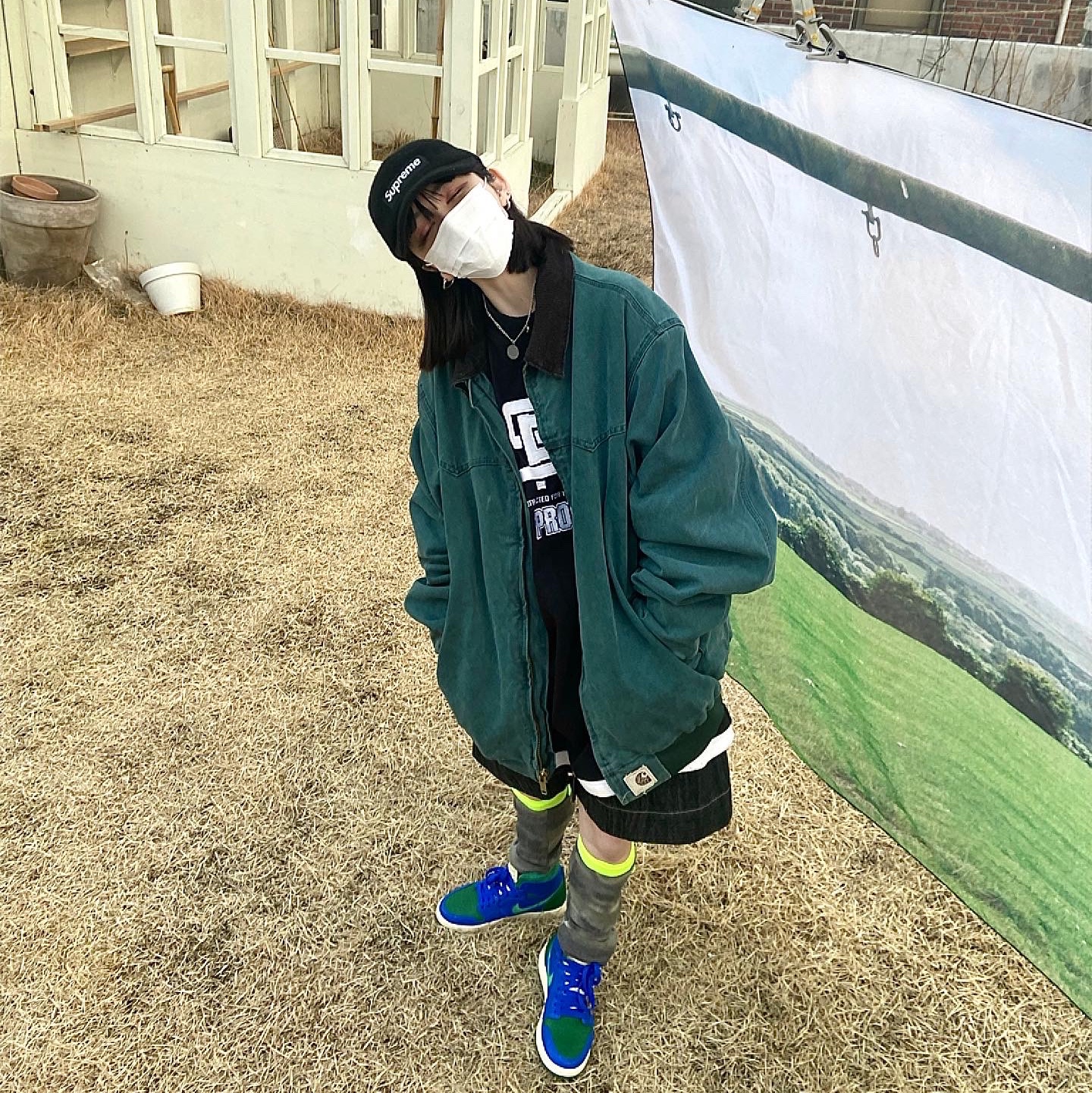 (W) Jordan 1 x Aleali May Zoom CMFT SP Califia, Supreme Wool Camp Cap Black - 21FW 착용 스타일