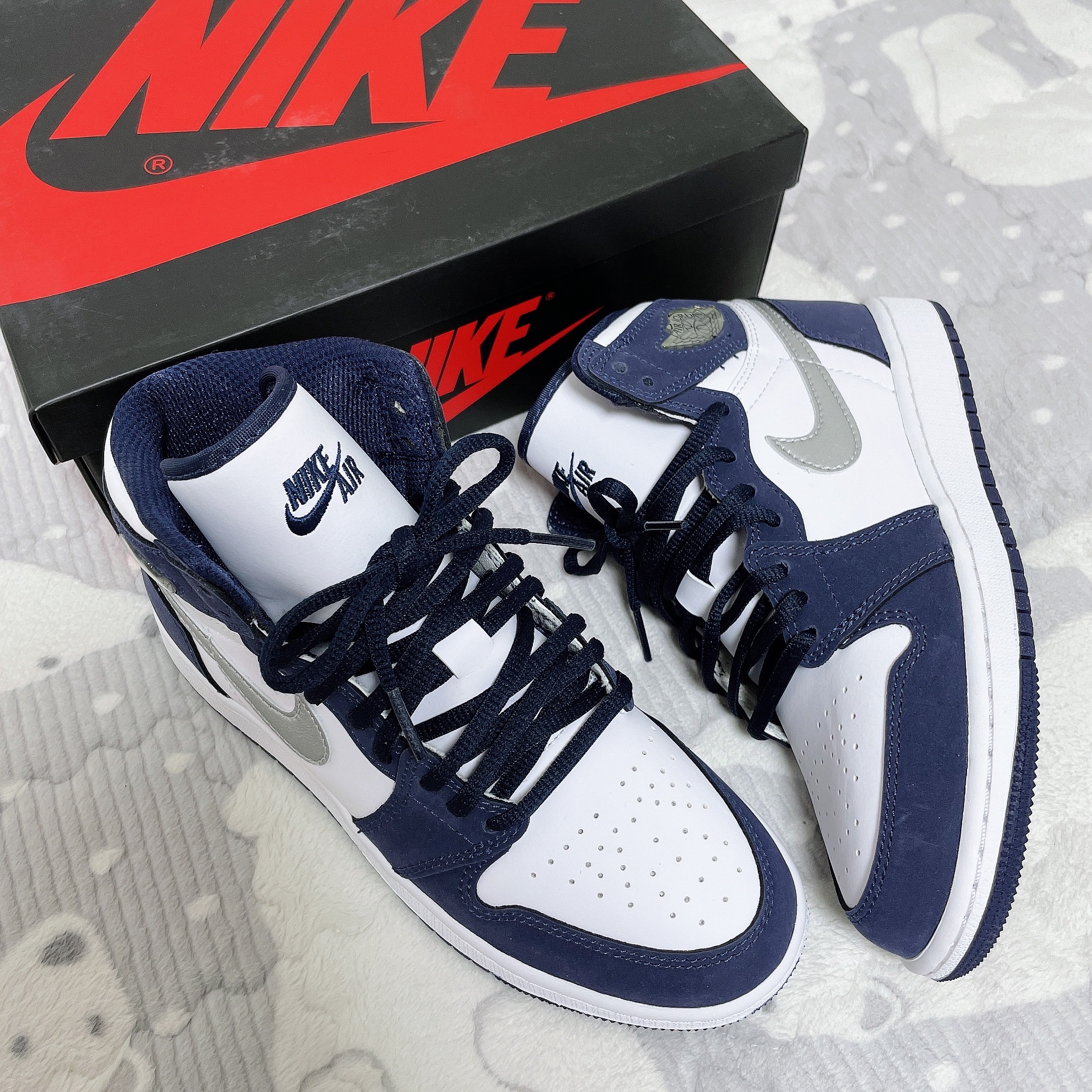 (GS) Jordan 1 Retro High OG CO.JP Midnight Navy, Jordan 1 Retro High OG CO.JP Midnight Navy 착용 스타일 - 2
