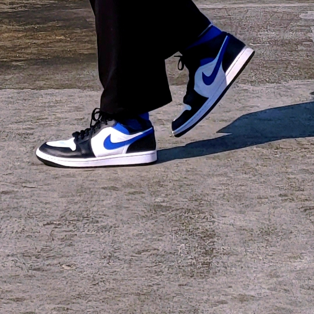 Jordan 1 Mid Racer Blue 착용 스타일 - 1