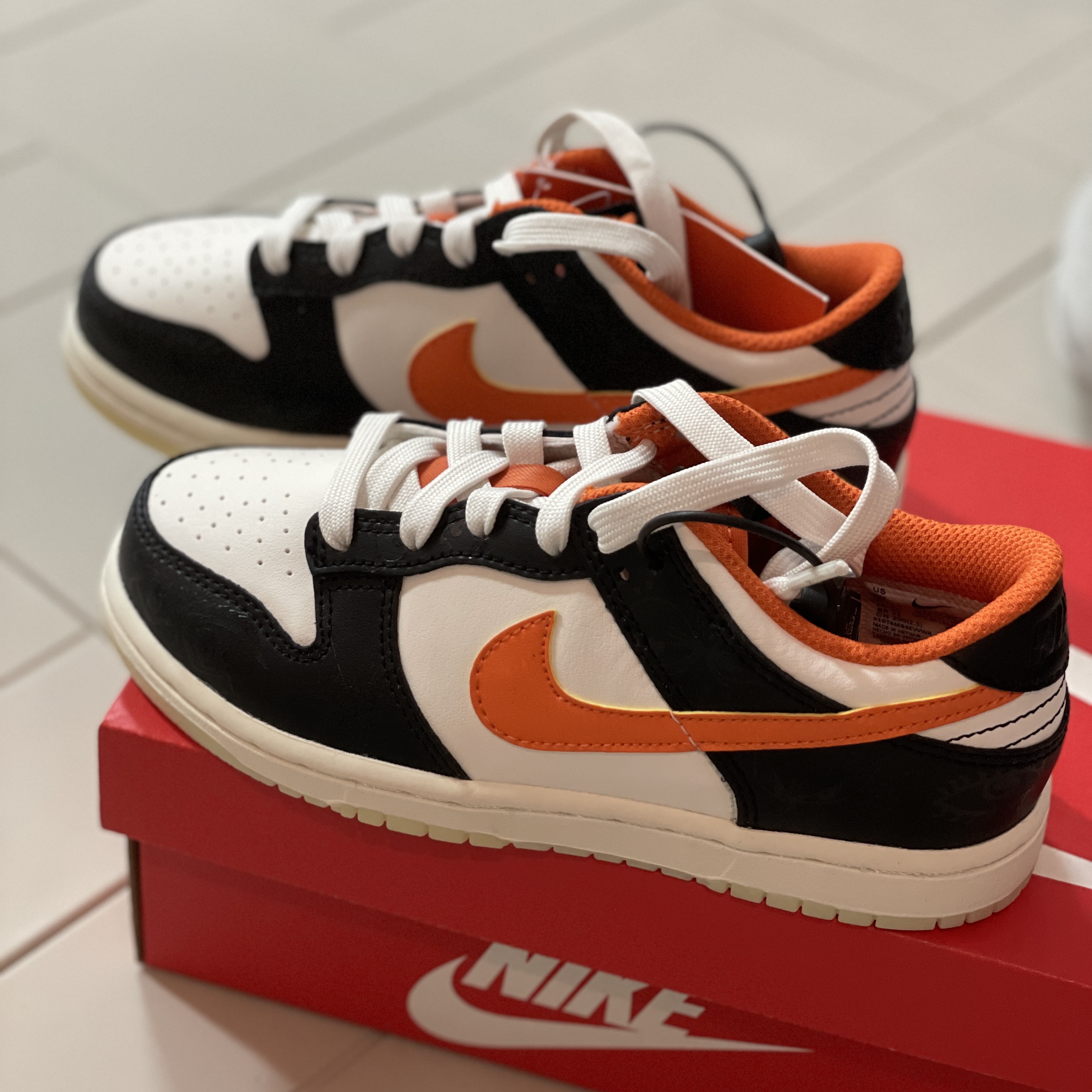 (PS) Nike Dunk Low PRM Halloween 착용 스타일