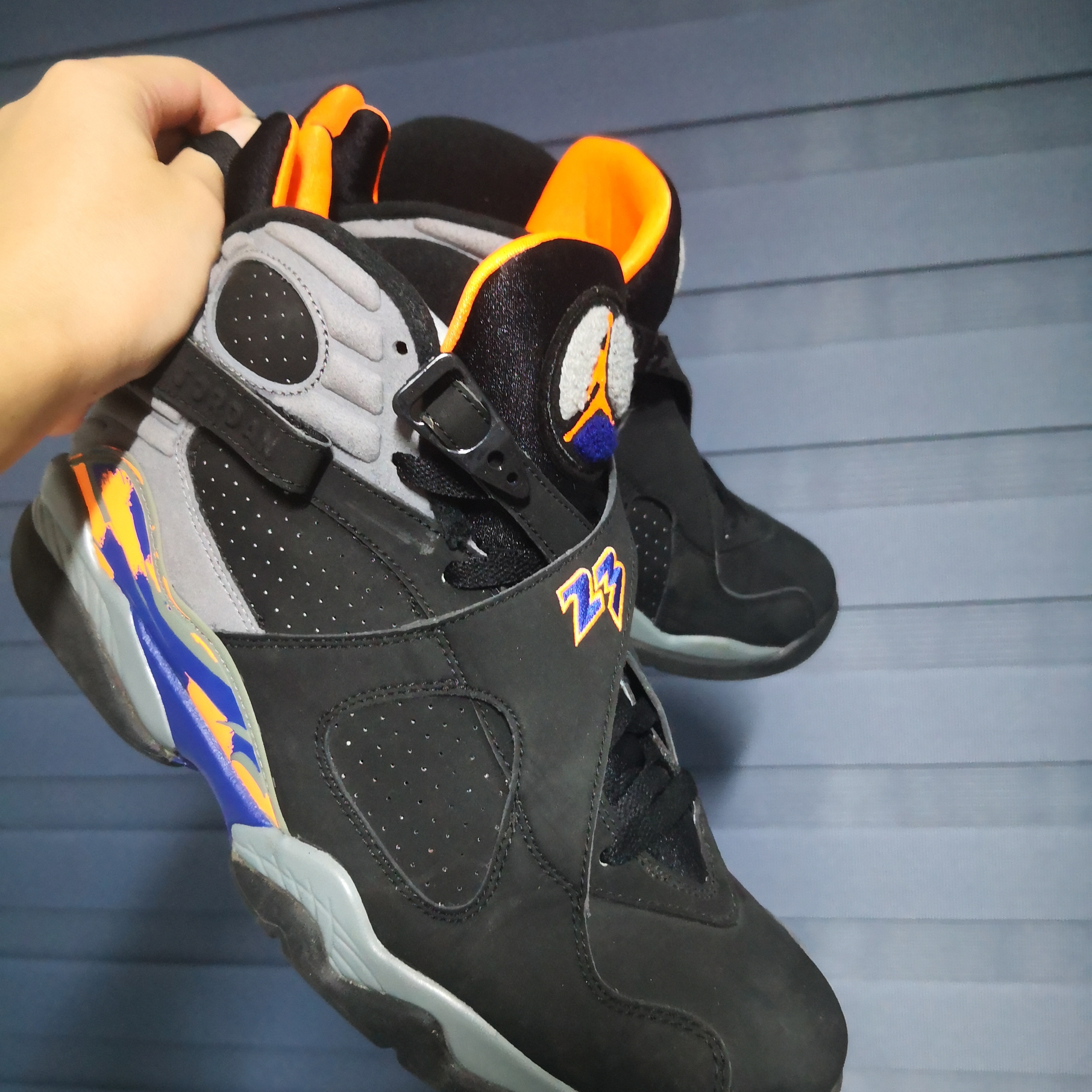 Jordan 8 Retro Phoenix Suns 착용 스타일