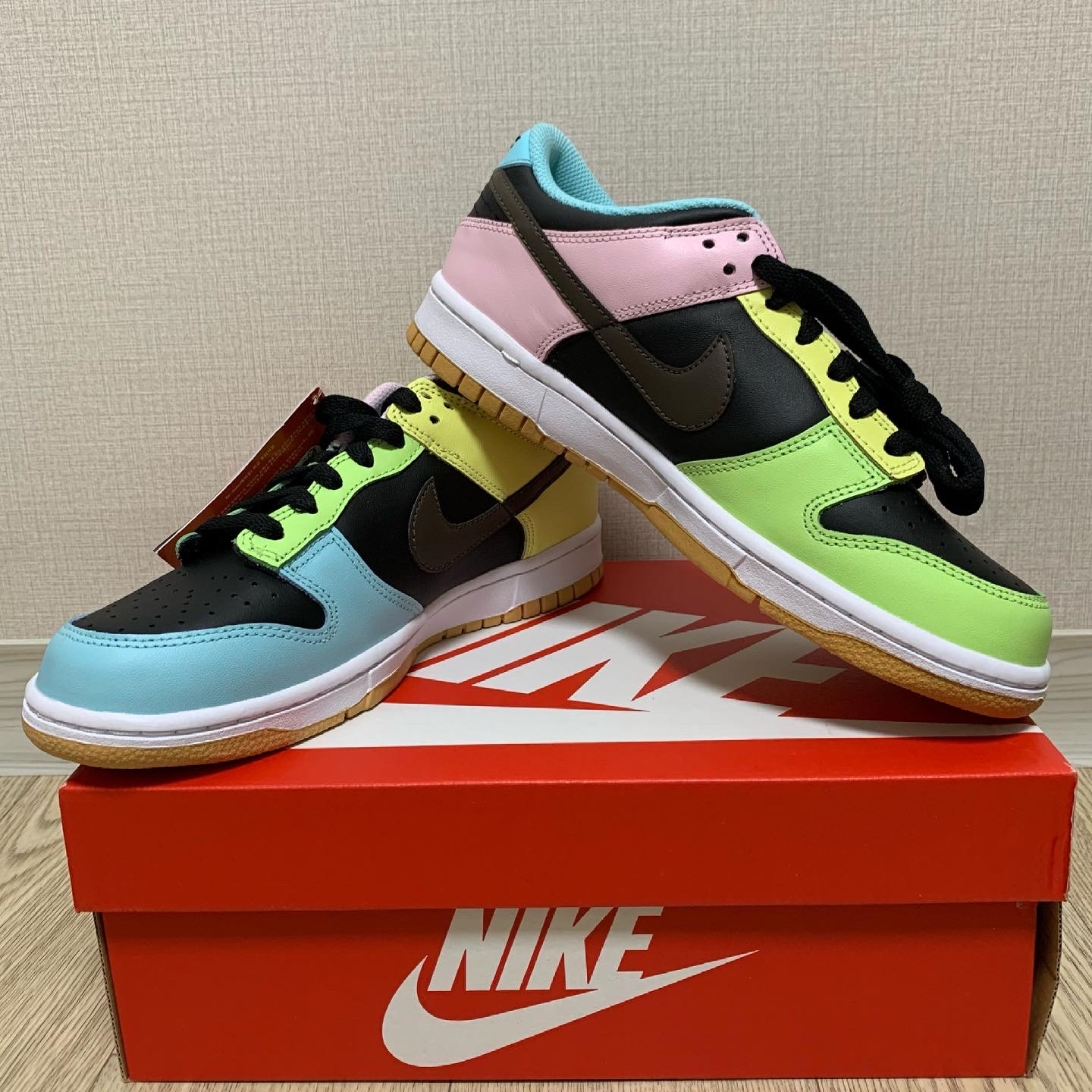 (GS) Nike Dunk Low SE Free.99 Black 착용 스타일