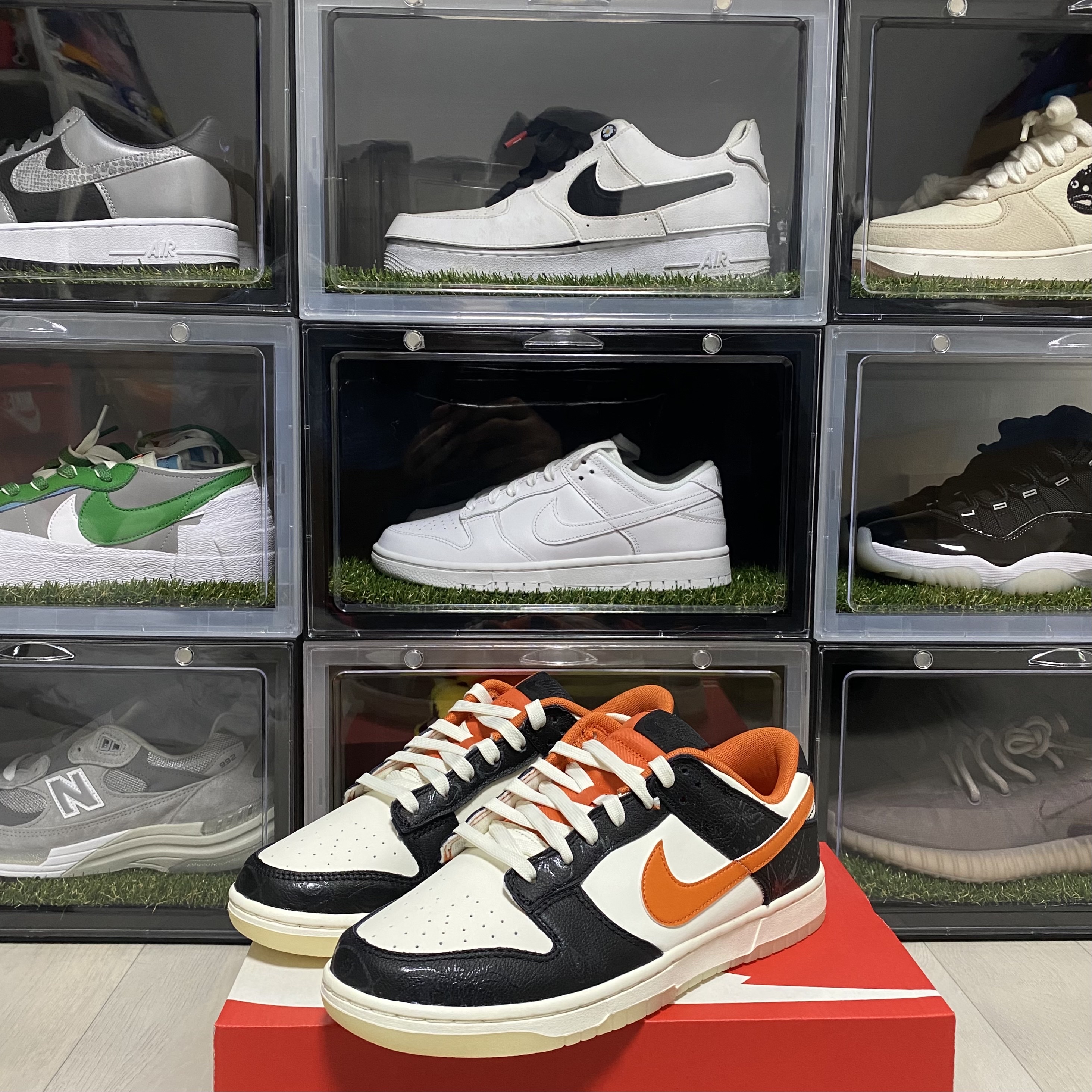 Nike Dunk Low Retro PRM Halloween 착용 스타일 - 1