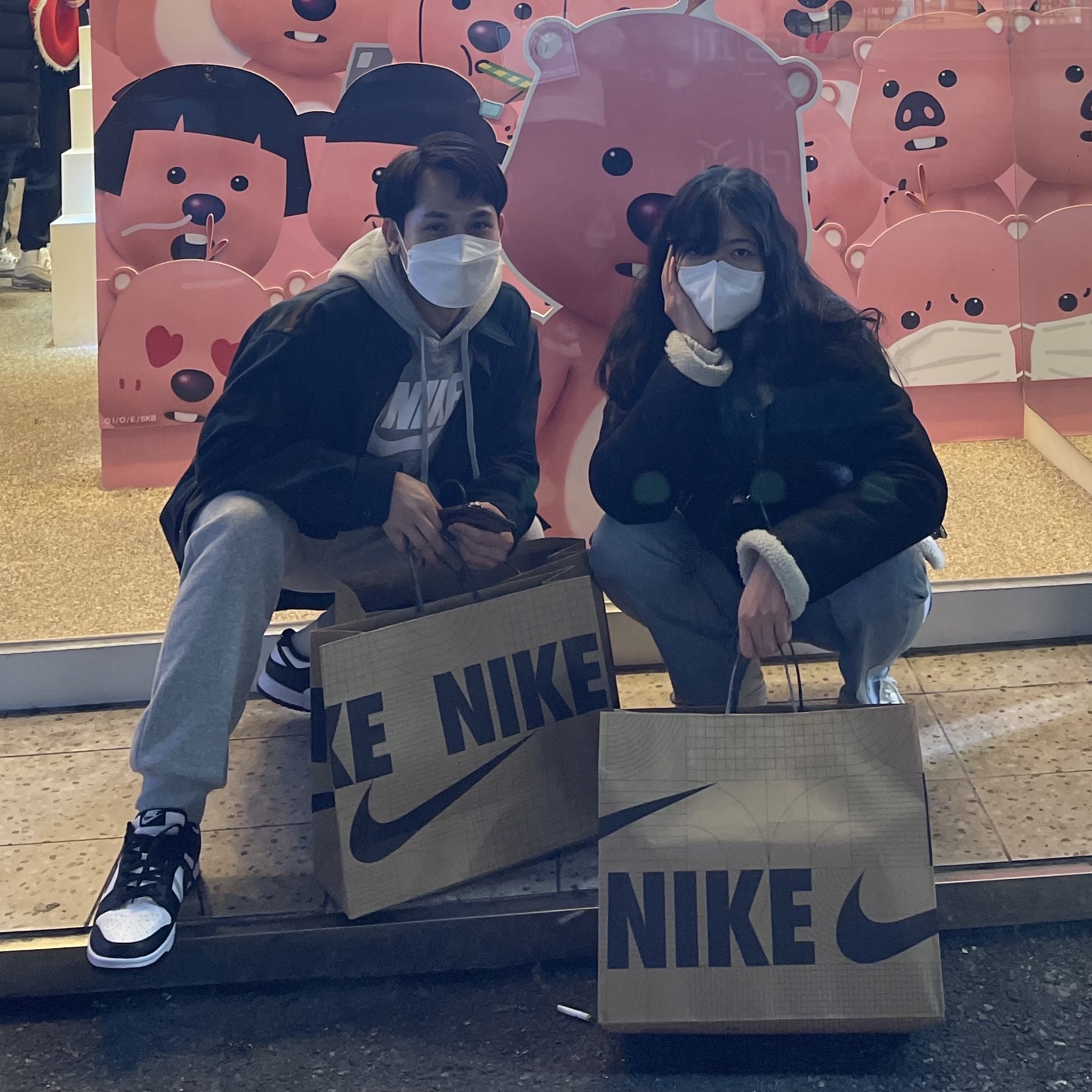 Nike Dunk Low Retro Black 착용 스타일