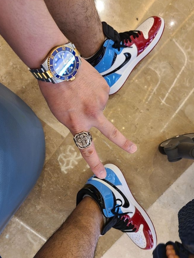 Jordan 1 Retro High Fearless UNC Chicago 착용 스타일
