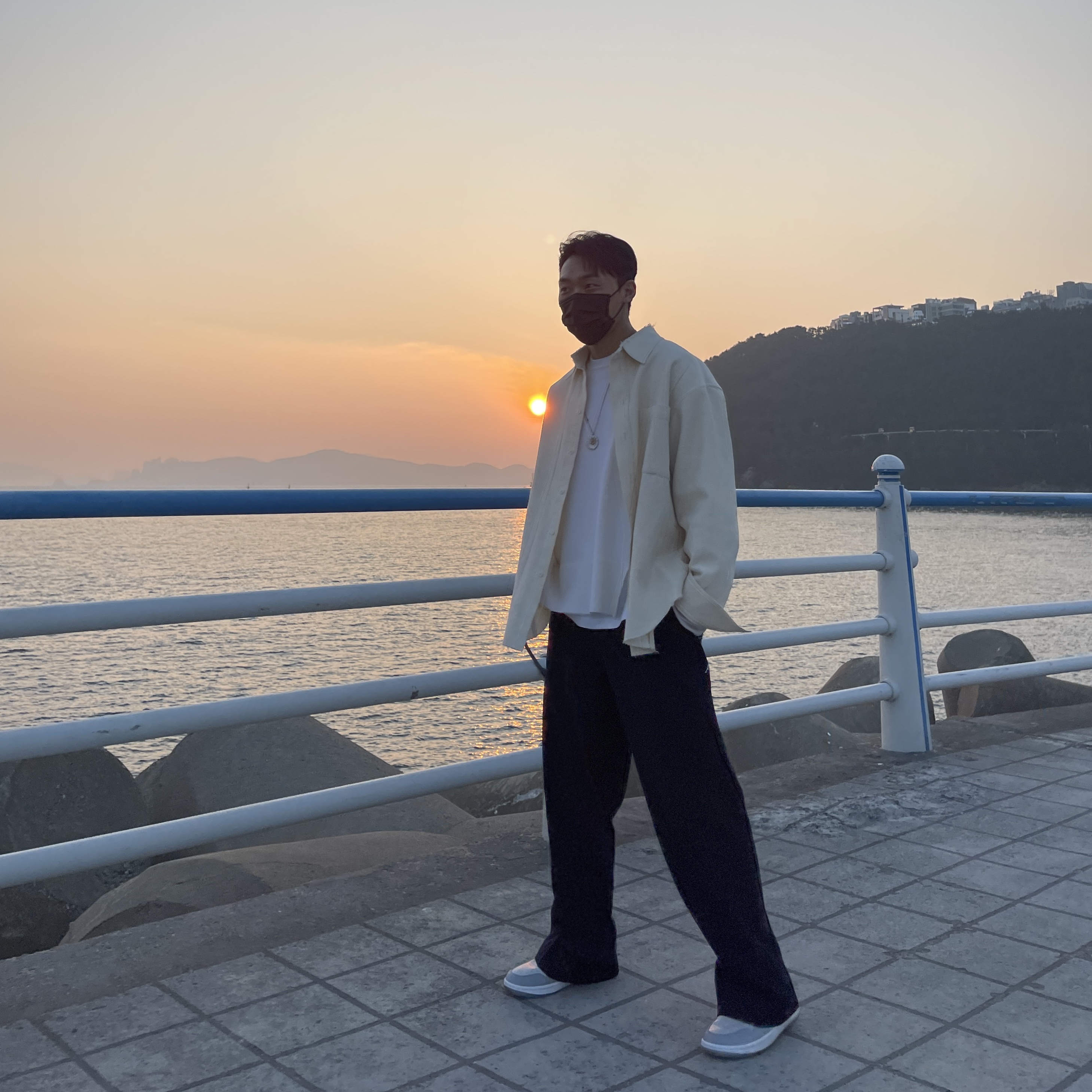 Jordan 1 Low Golf Wolf Grey 착용 스타일