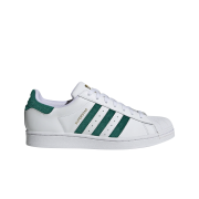 Adidas Superstar White Green Gold