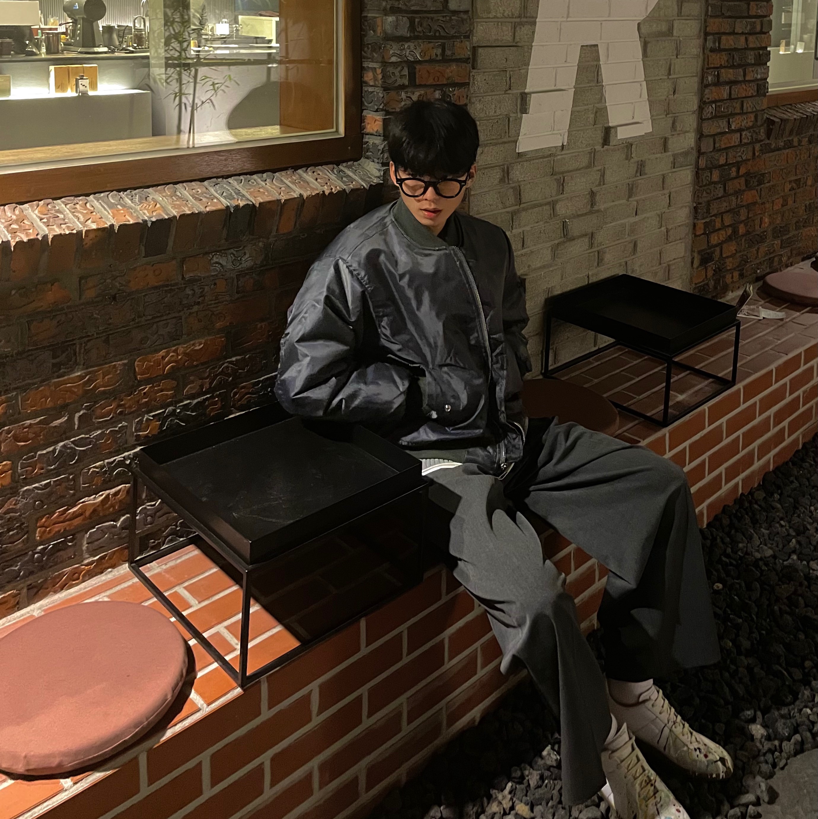 Maison Margiela Replica Paint Drop Sneakers 착용 스타일