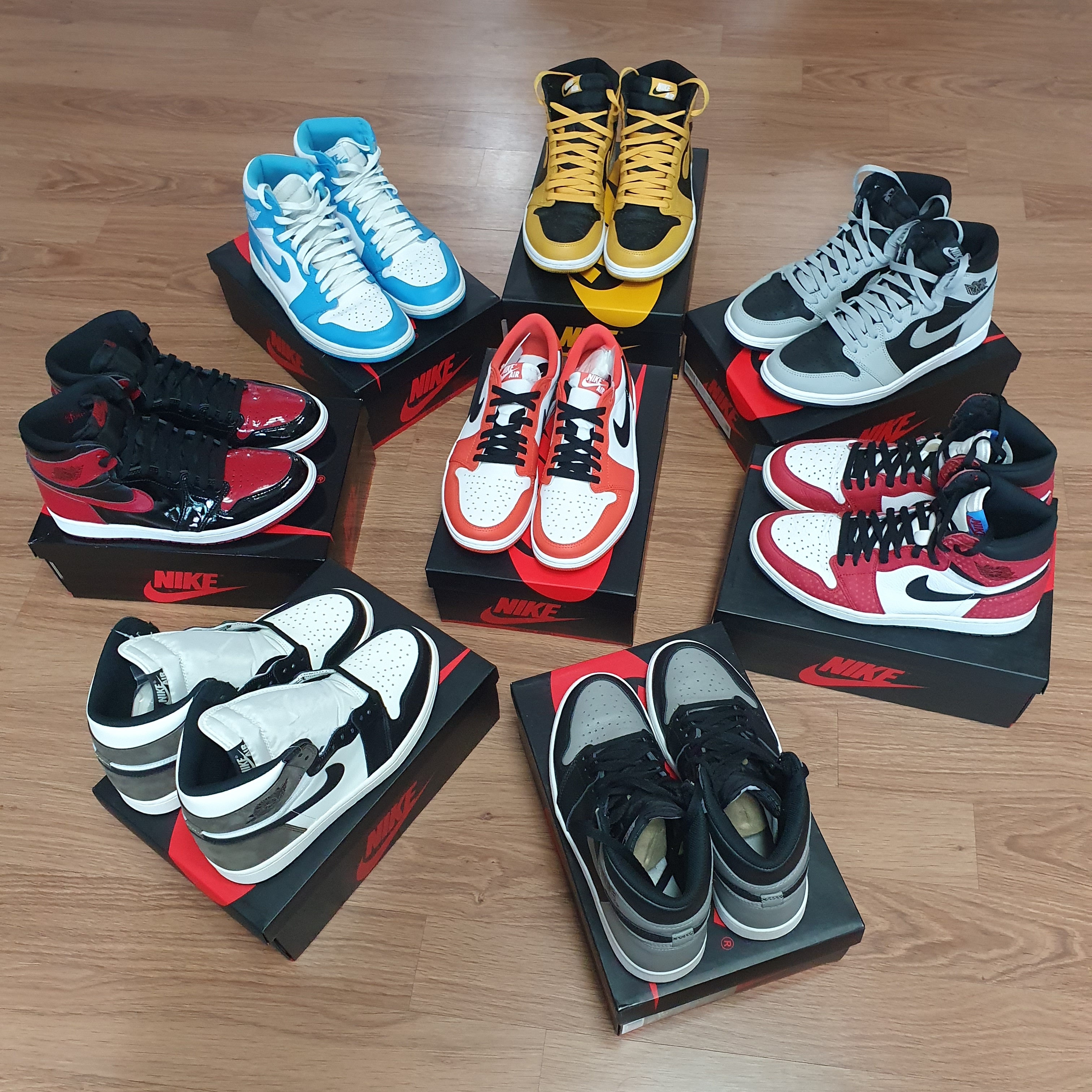 Jordan 1 Retro UNC, Jordan 1 Retro High OG Pollen 착용 스타일