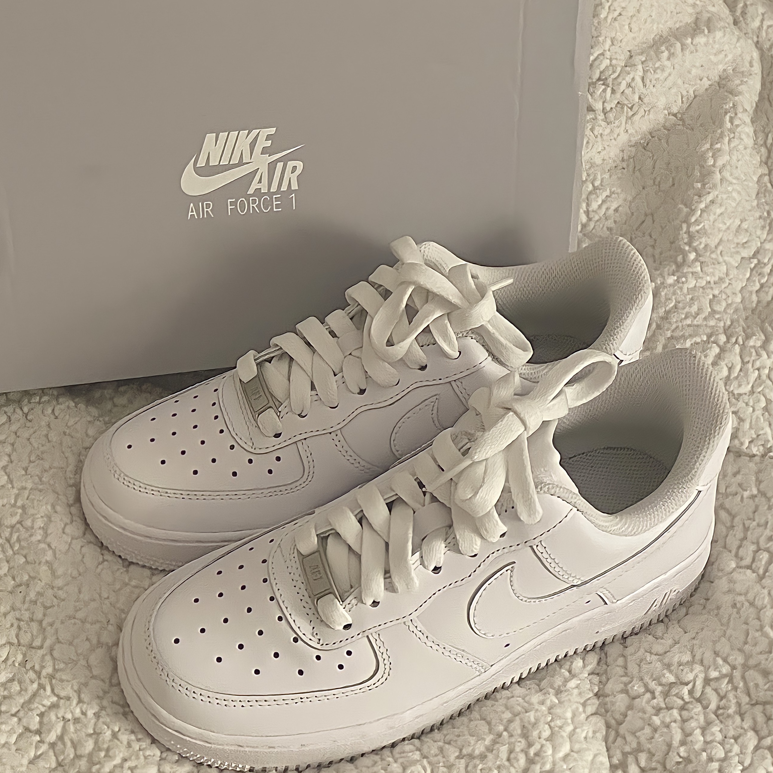 Nike Air Force 1 '07 Low White 착용 스타일