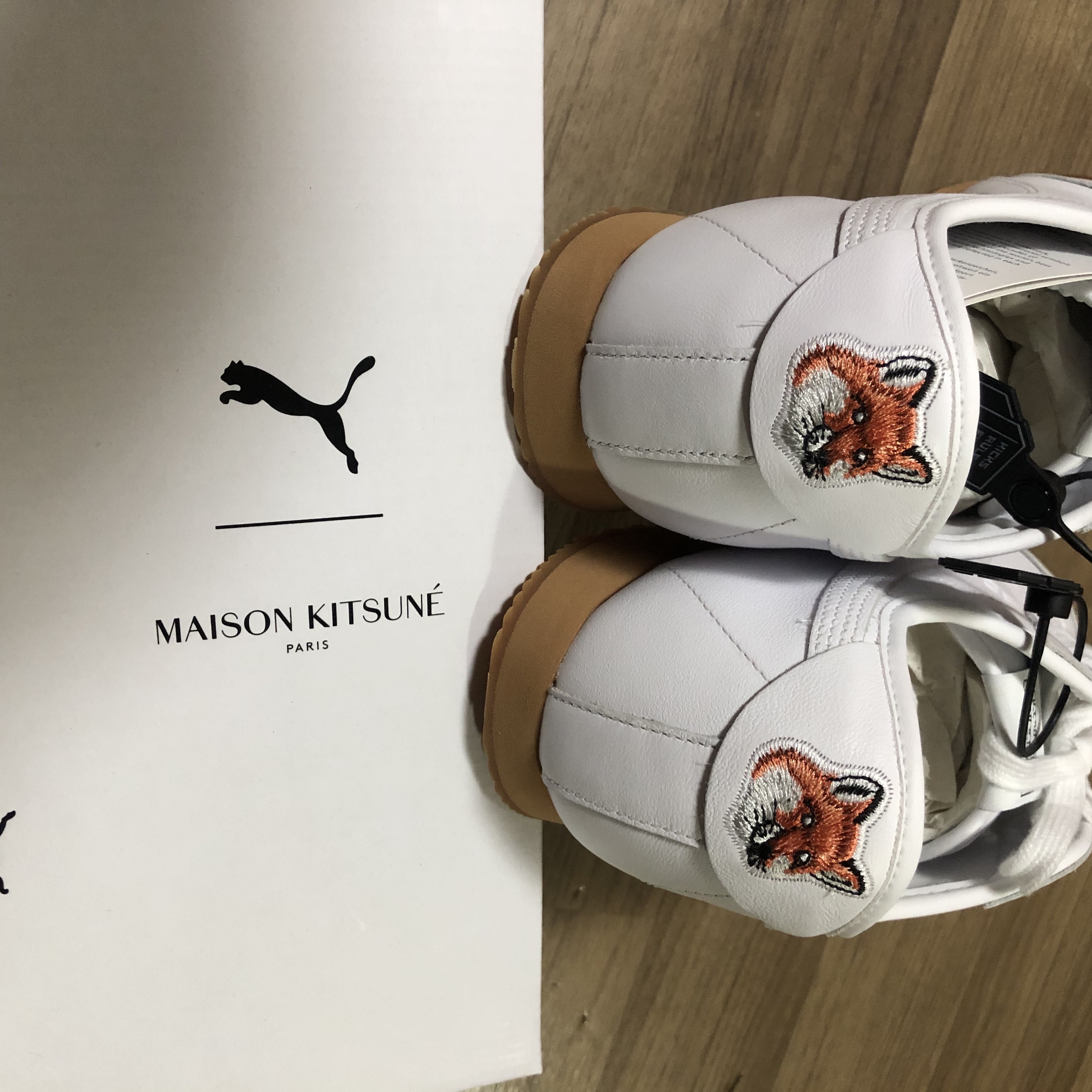 Puma x Maison Kitsune Roma White 착용 스타일 - 5