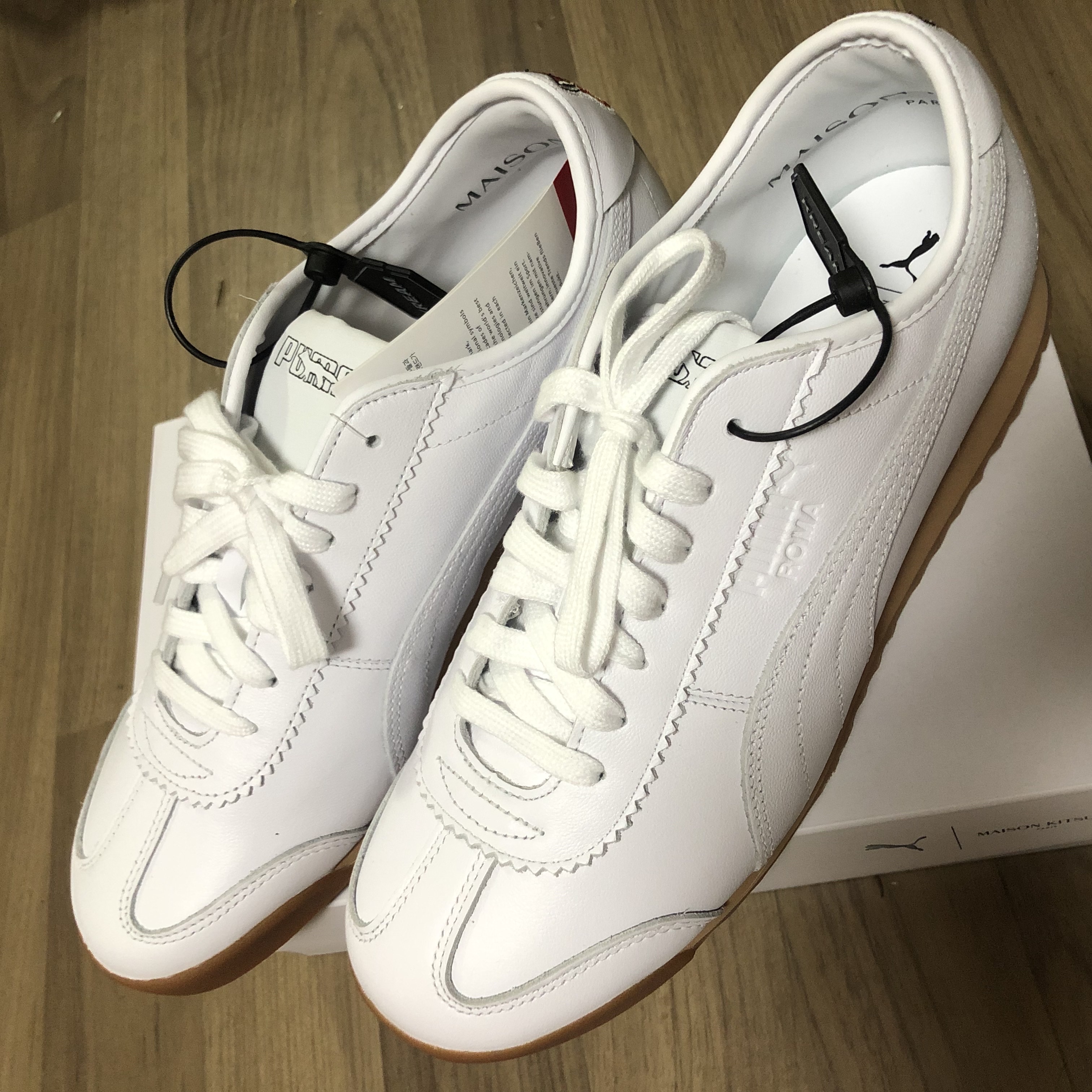 Puma x Maison Kitsune Roma White 착용 스타일 - 2