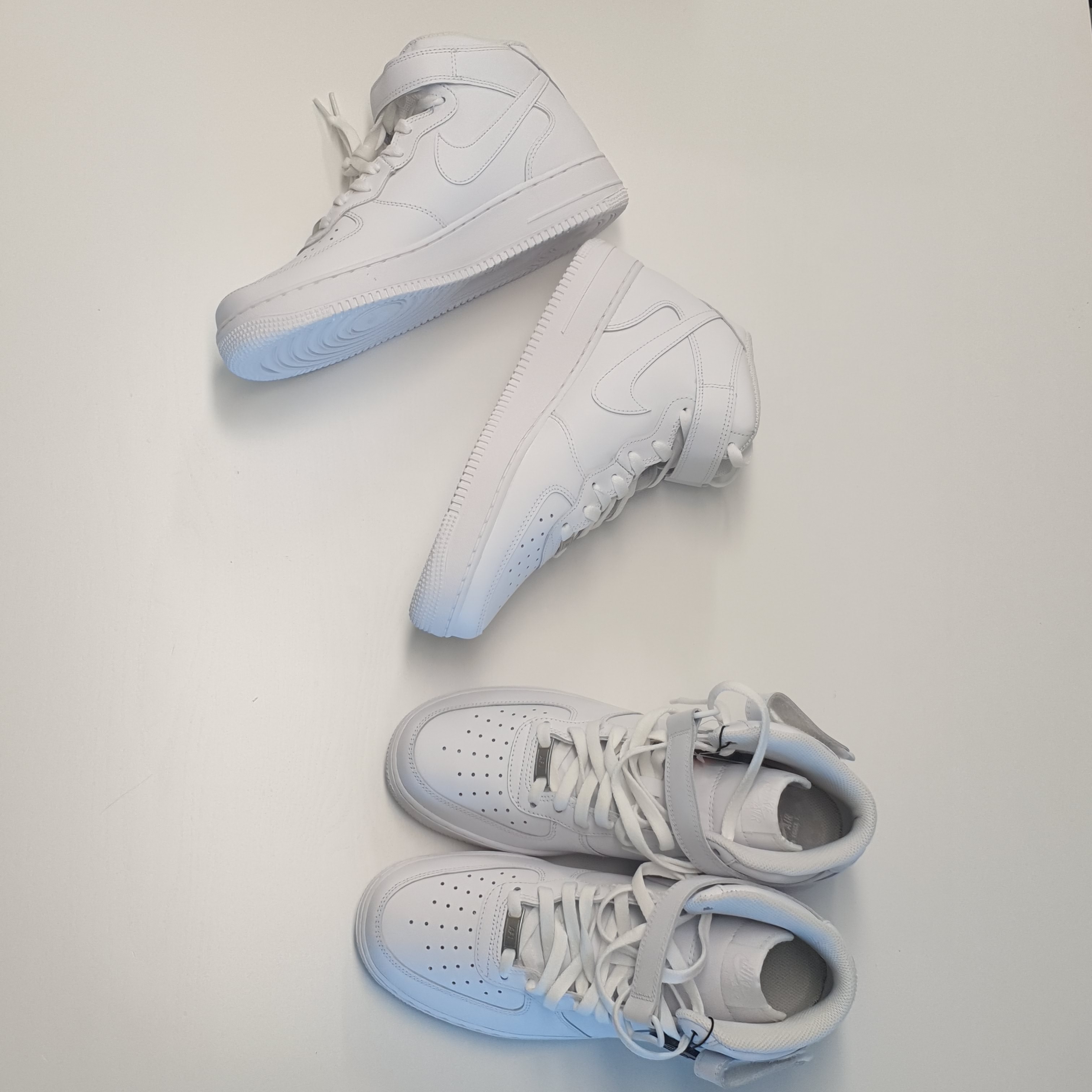 Nike Air Force 1 Mid '07 White 착용 스타일 - 3