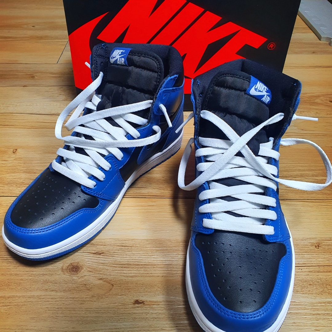 Jordan 1 Retro High OG Dark Marina Blue 착용 스타일