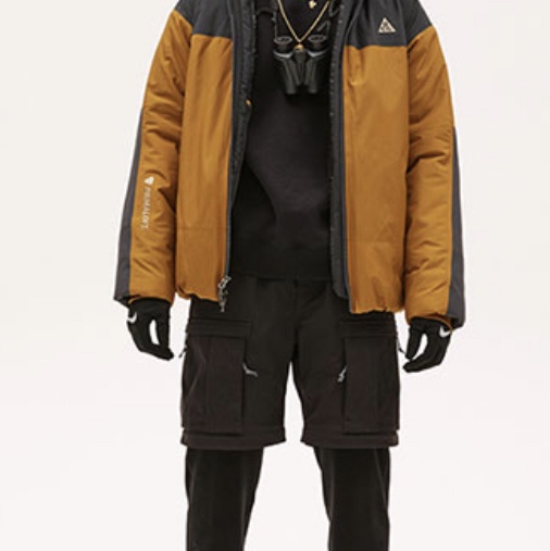 Nike NRG ACG Smith Summit Cargo Pants Ironstone - Asia, Nike ACG Polartec Wolf Tree Pants Off Noir Black - Asia 착용 스타일 - 5