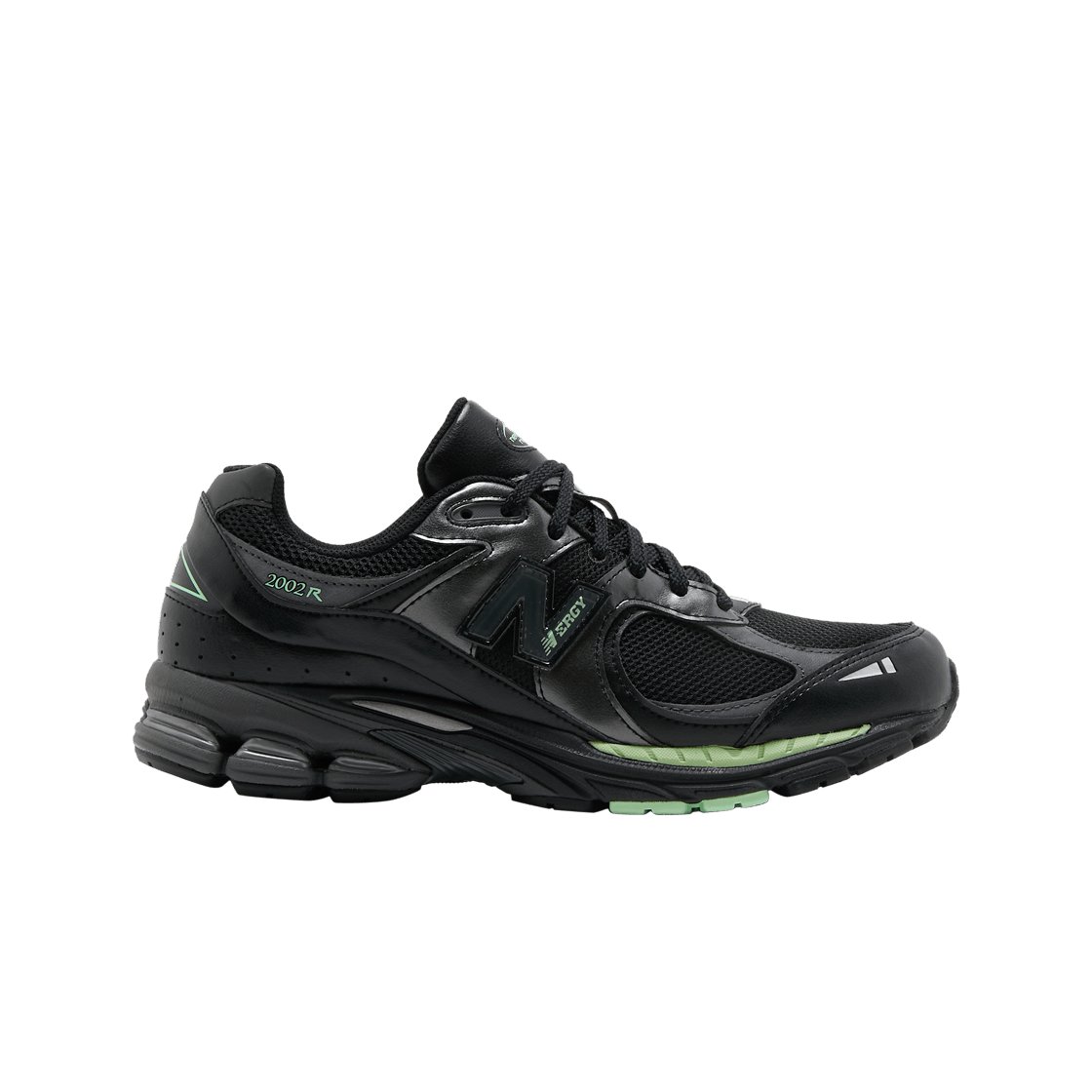 뉴발란스 x 제이크루 2002R 블랙 파우더 그린(New Balance x J.Crew 2002R Black Powder Green)