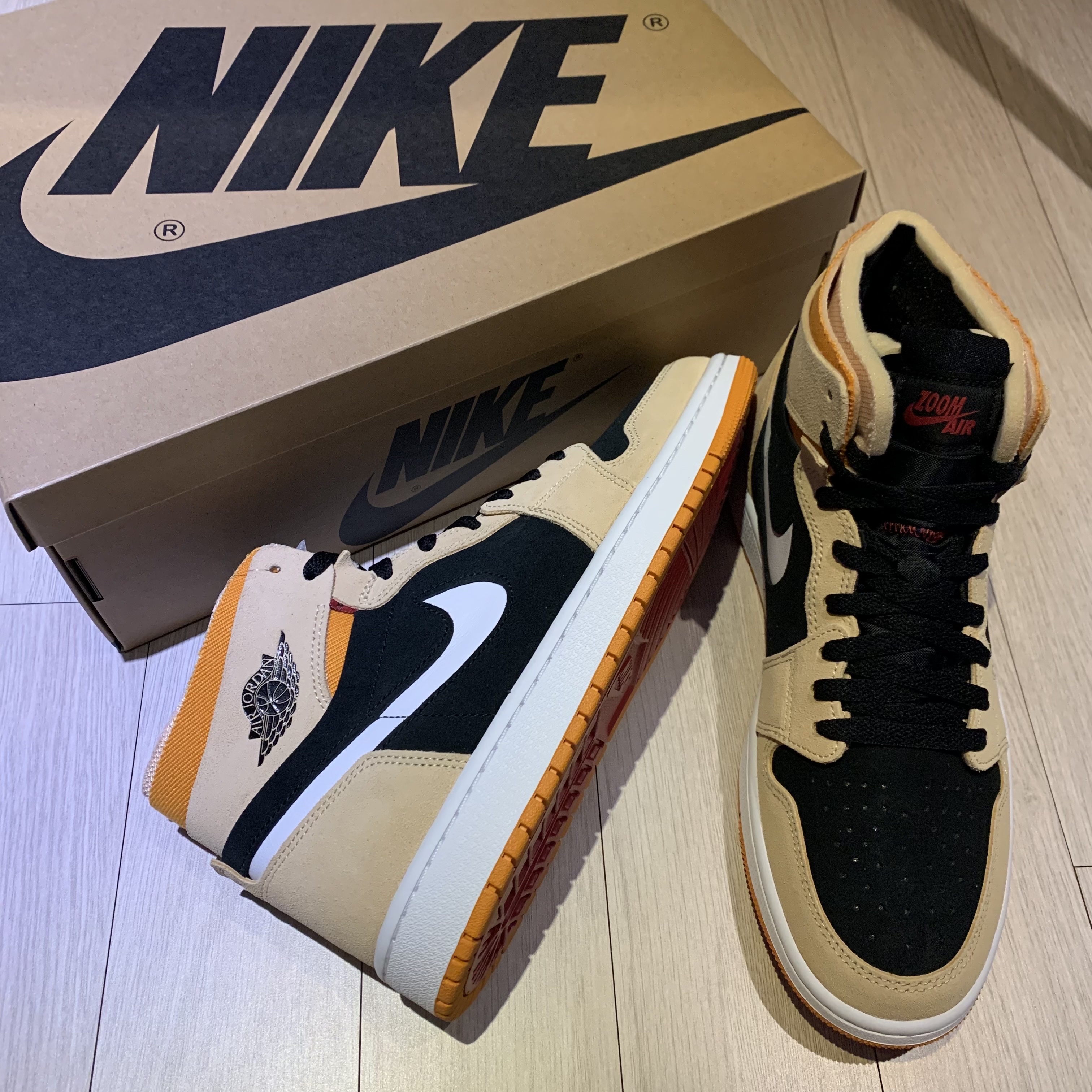 Jordan 1 Zoom Air CMFT Pumpkin Spice 착용 스타일