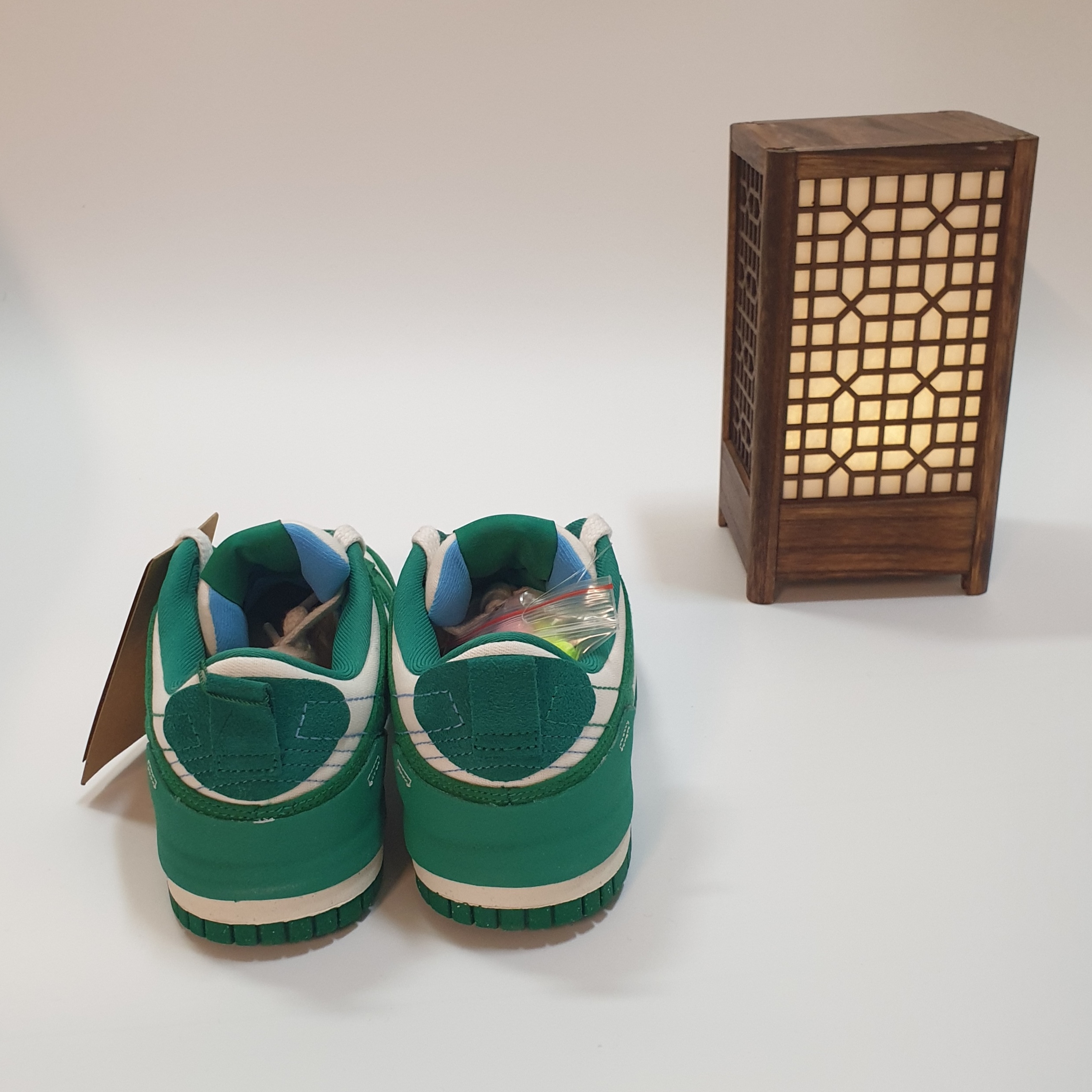 (W) Nike Dunk Low Disrupt 2 Phantom University Blue 착용 스타일 - 4