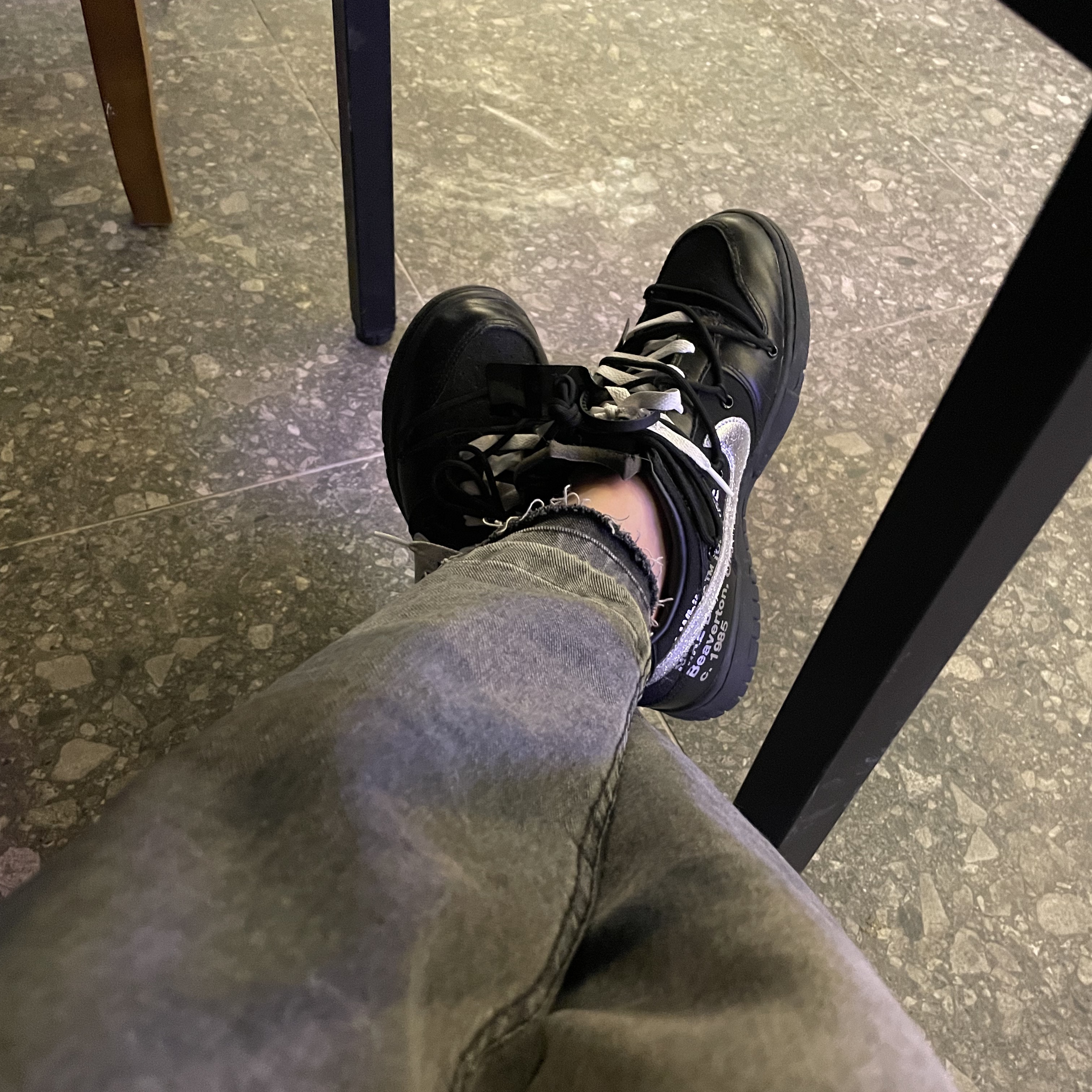 Nike x Off-White Dunk Low The 50 - Lot 50 착용 스타일