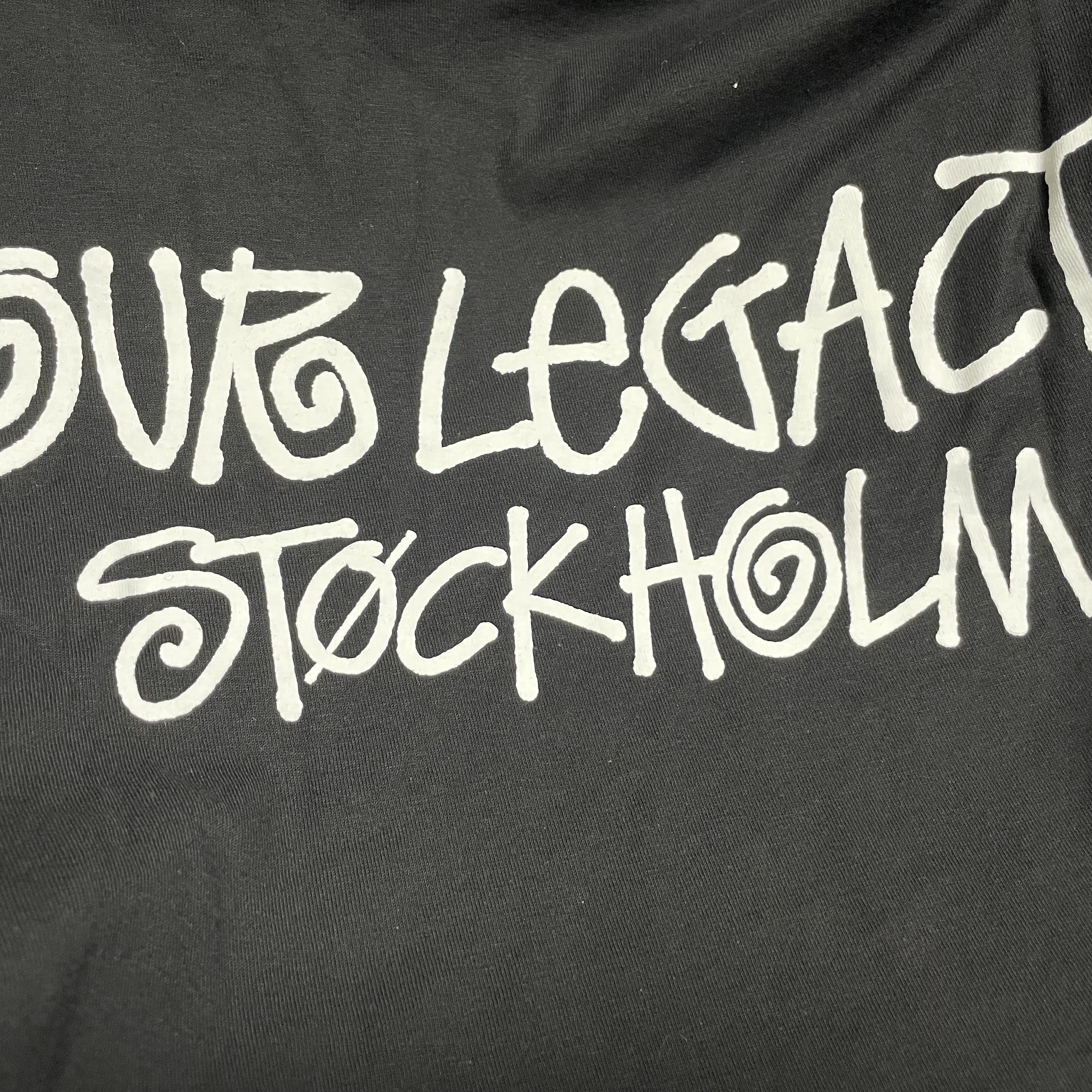Stussy x Our Legacy x Denim Tears Stockholm T-Shirt Black 착용 스타일 - 1