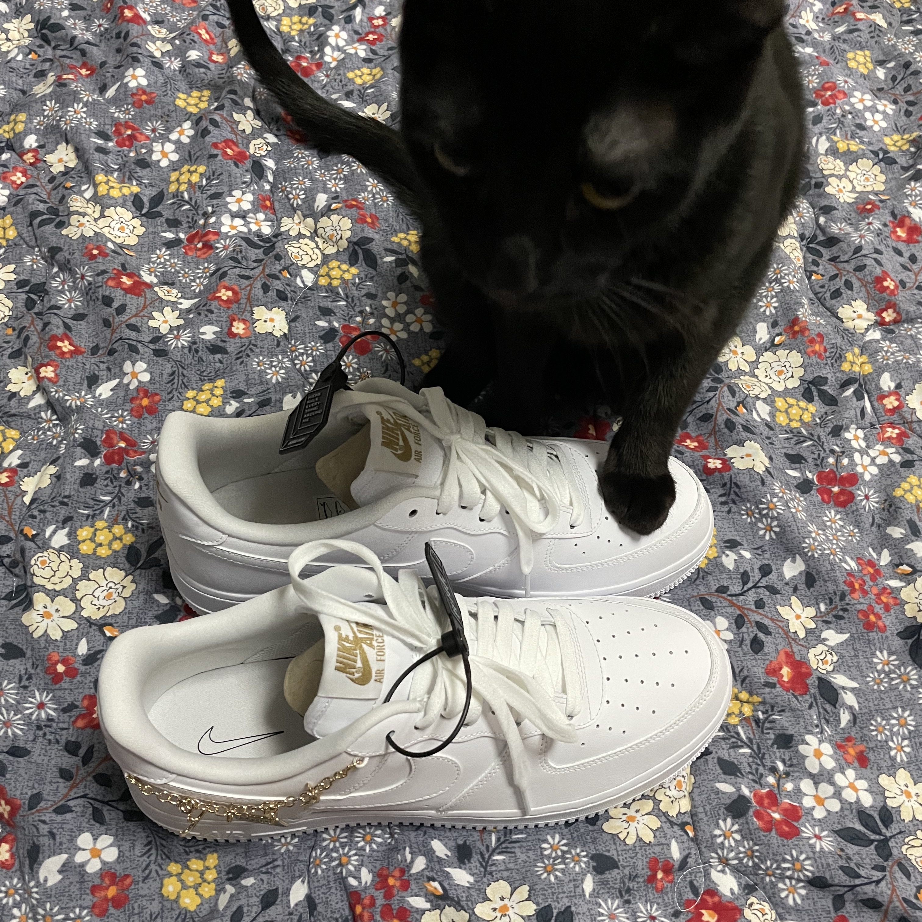 (W) Nike Air Force 1 '07 LX White Pendant 착용 스타일
