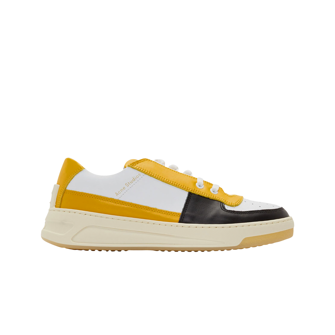BD0051-BMC Acne Studios Perey Lace Up Sneakers Yellow Black