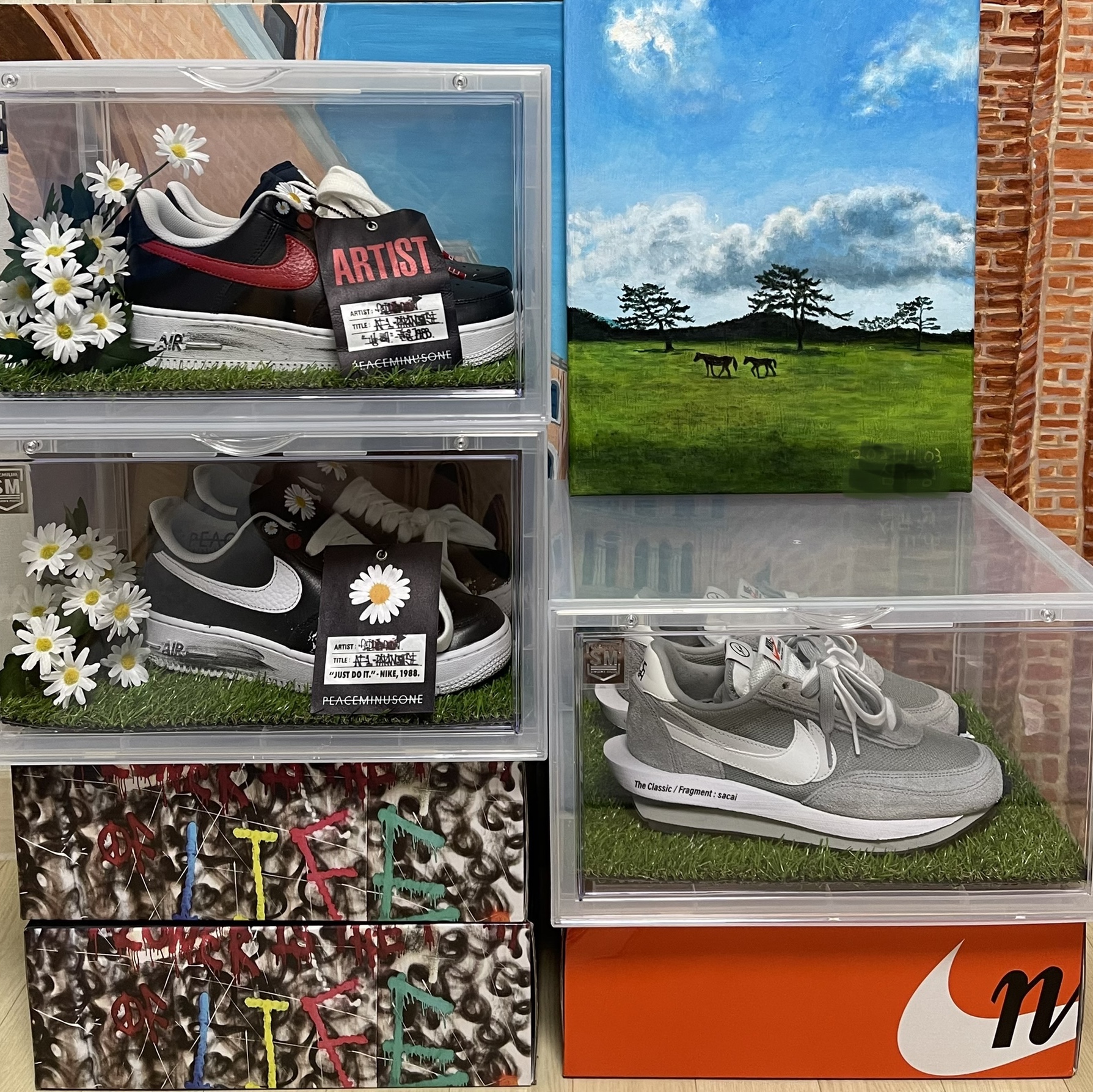 Nike x Peaceminusone Air Force 1 Low Para-Noise - Korea Exclusive, Nike x Peaceminusone Air Force 1 Low Para-Noise 착용 스타일