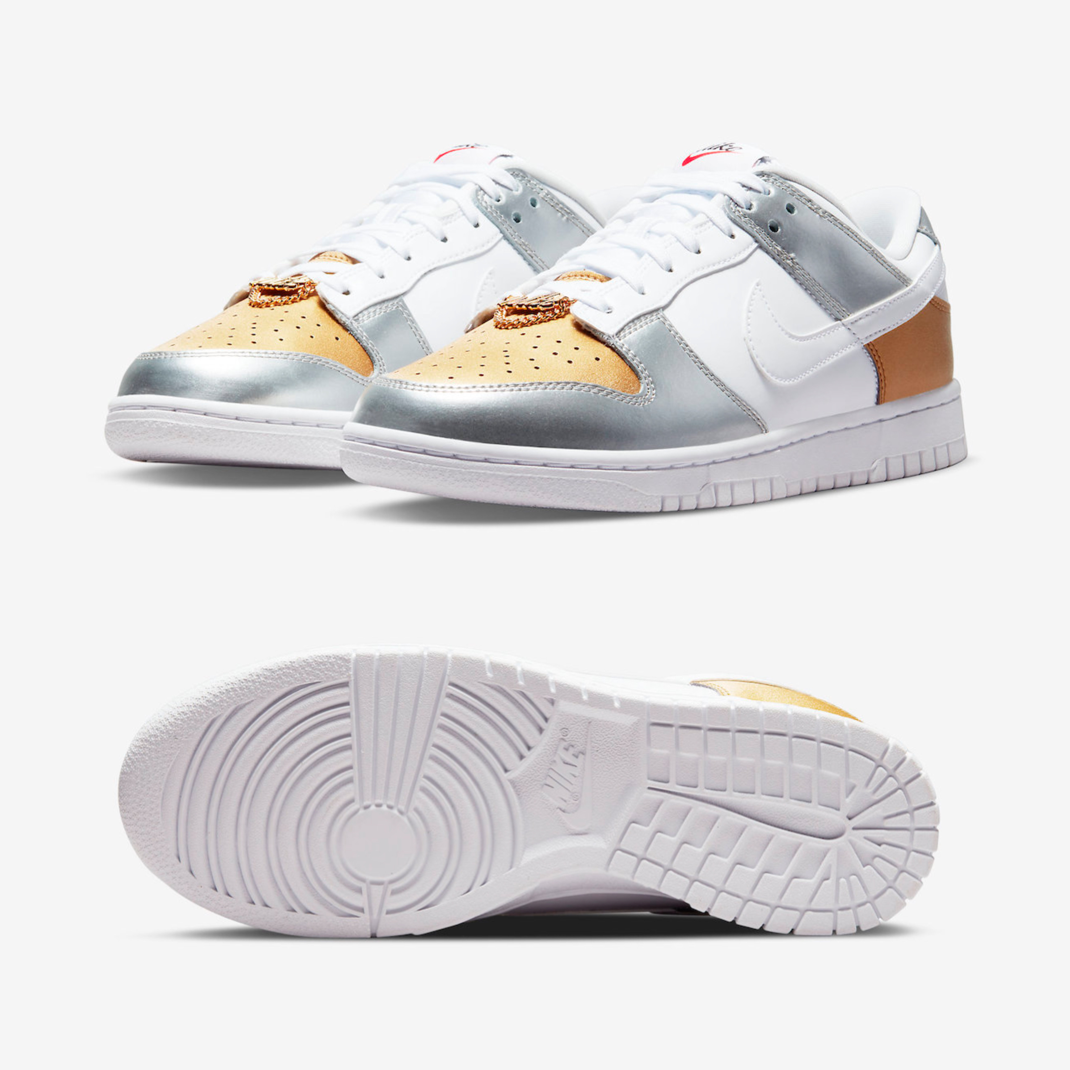 (W) Nike Dunk Low SE Heirloom 착용 스타일 - 2