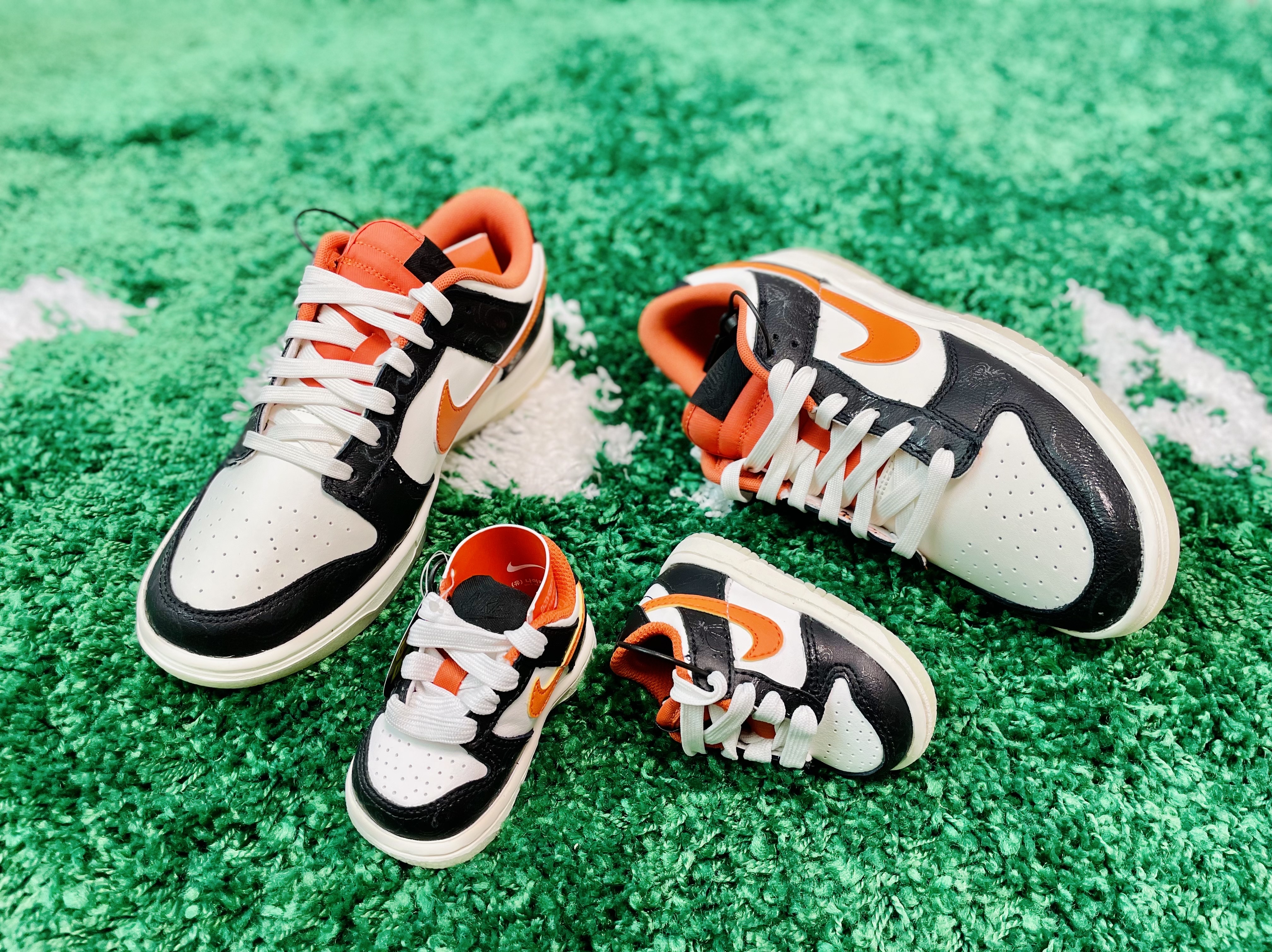 Nike Dunk Low Retro PRM Halloween, (GS) Nike Dunk Low PRM Halloween 착용 스타일