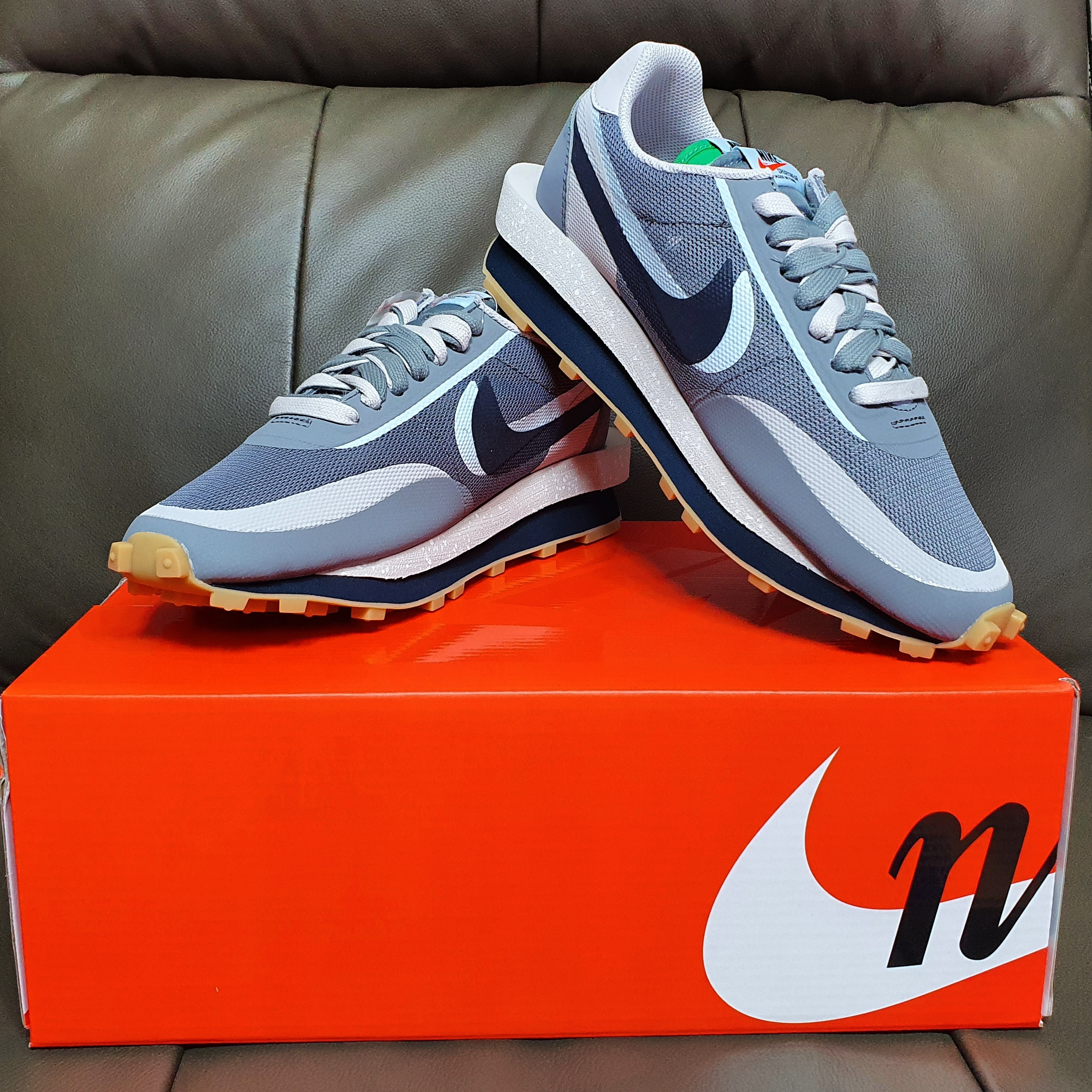 Nike x Sacai x Clot LDWaffle Cool Grey 착용 스타일