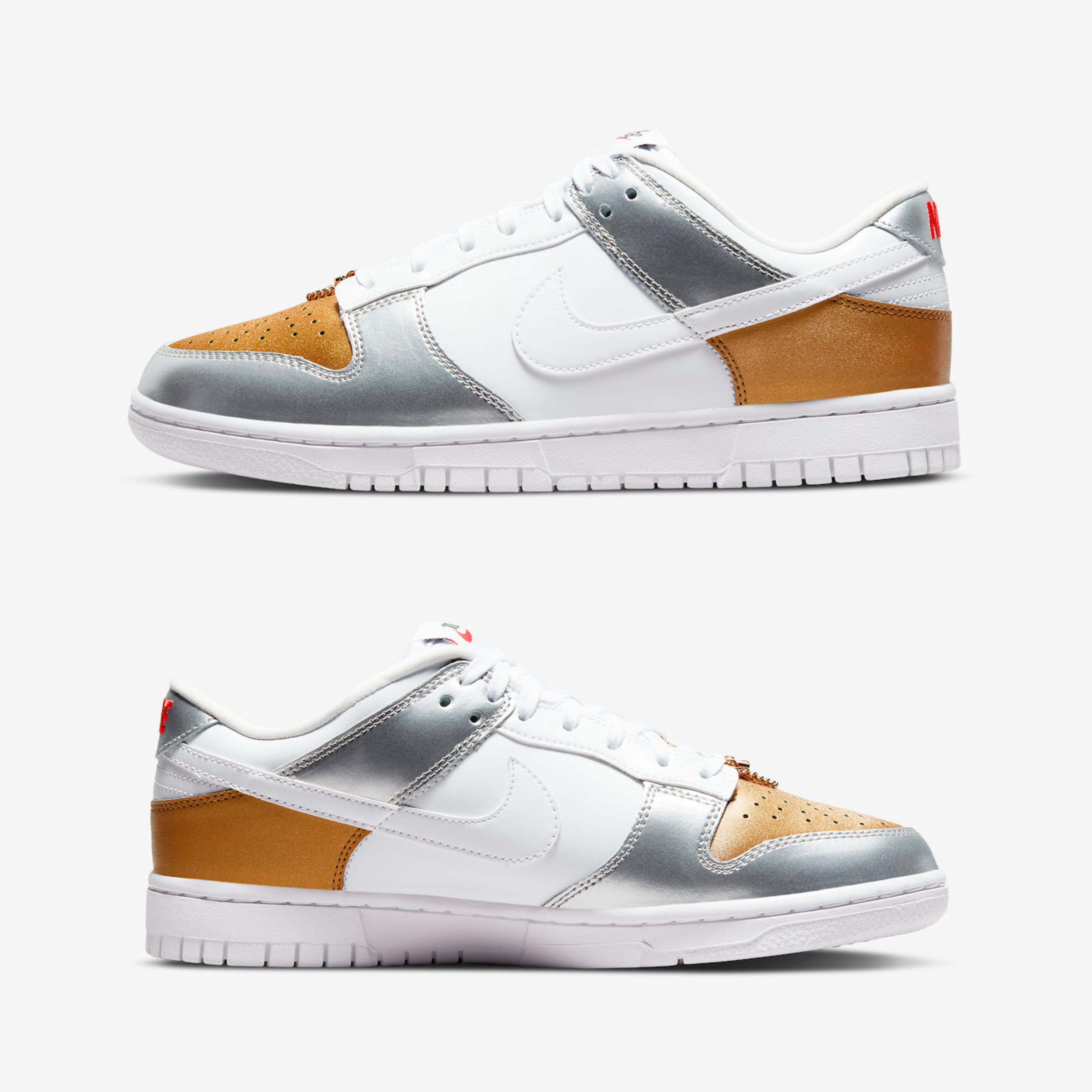 (W) Nike Dunk Low SE Heirloom 착용 스타일 - 3