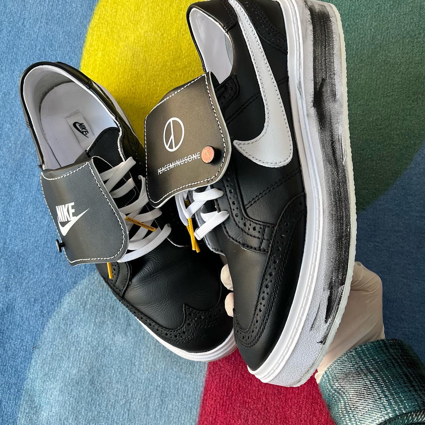 Nike x Peaceminusone Kwondo1 White 착용 스타일 - 1