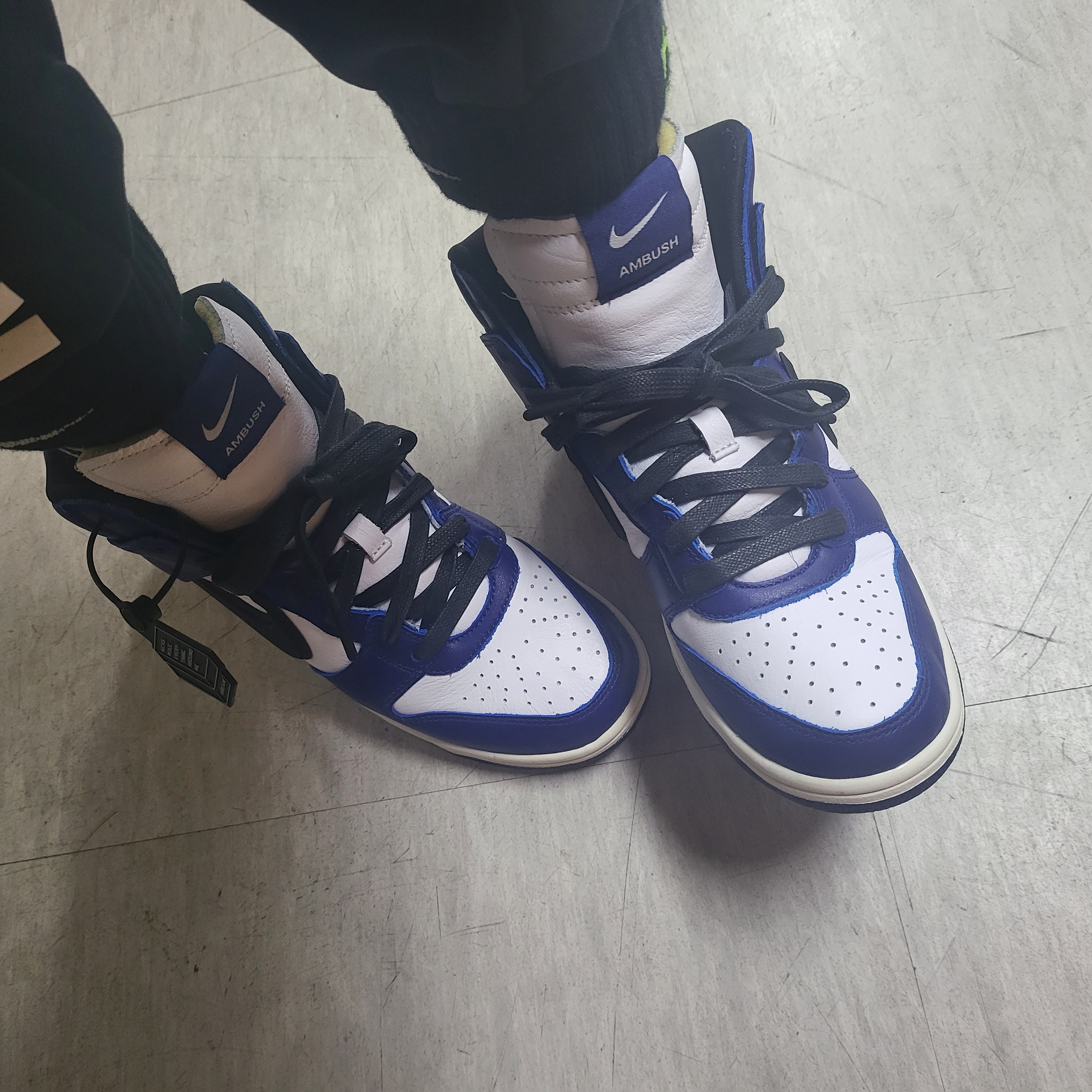 Nike x Ambush Dunk High Deep Royal Blue 착용 스타일 - 4