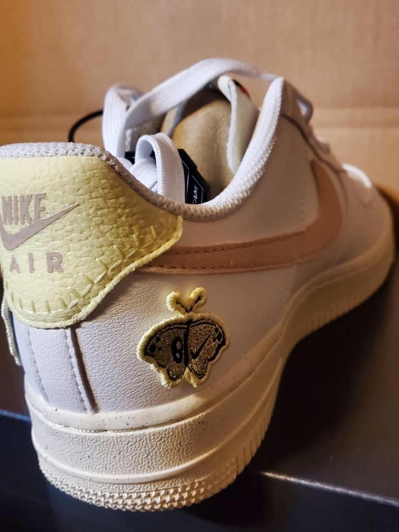 (W) Nike Air Force 1 '07 SE Next Nature White Pink Oxford 착용 스타일 - 3