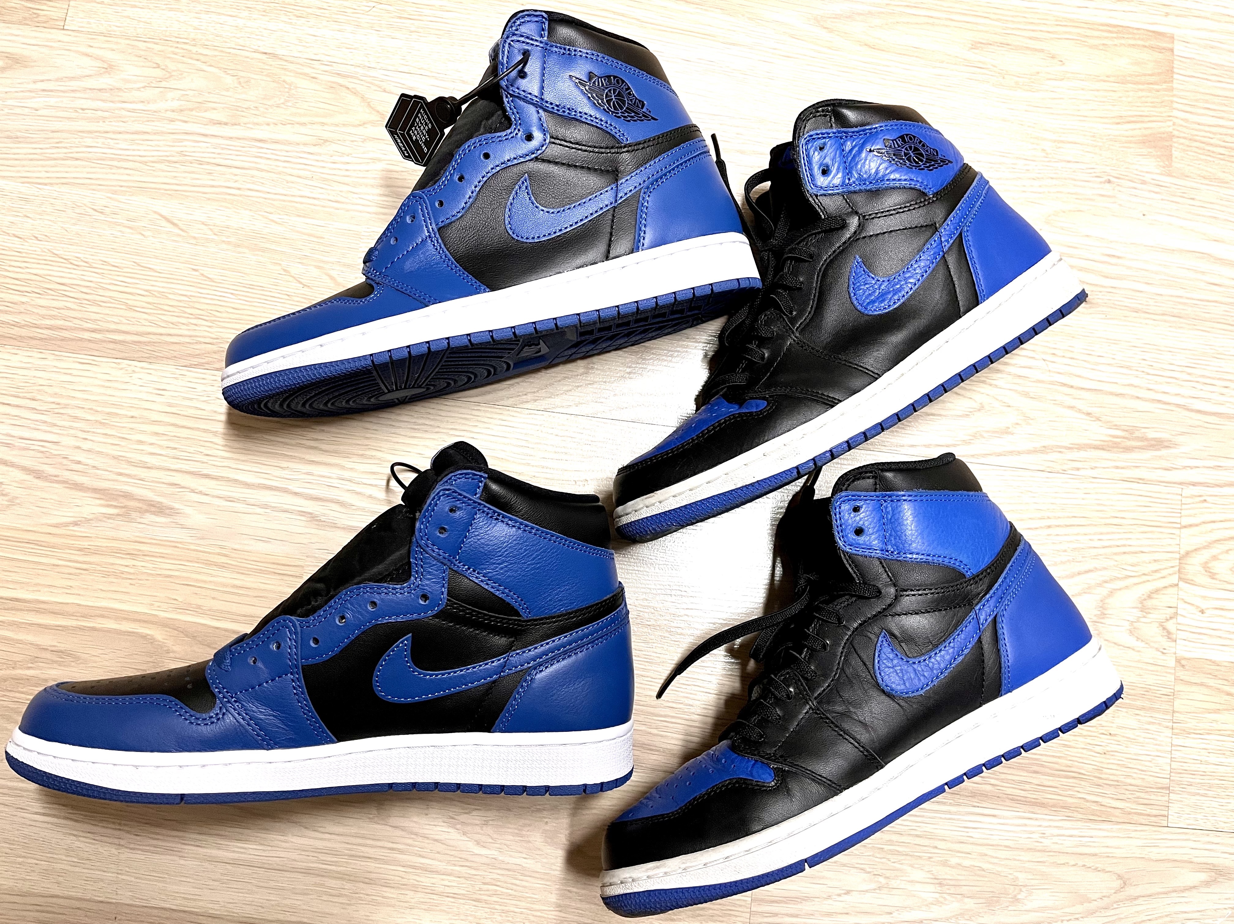 Jordan 1 Retro Royal 2017, Jordan 1 Retro High OG Dark Marina Blue 착용 스타일